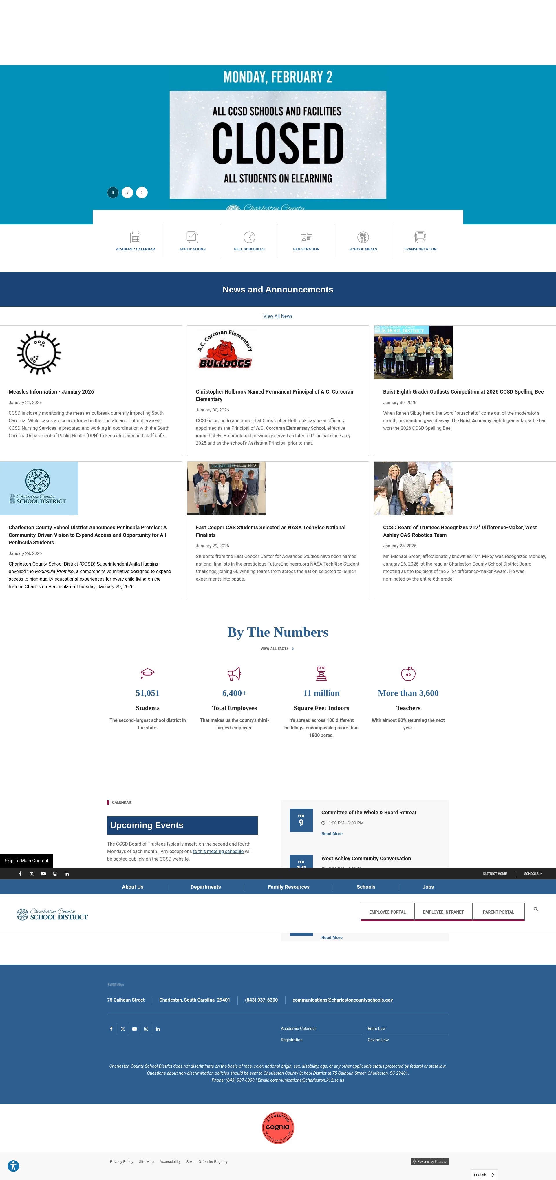 Screenshot of ccsdschools.com