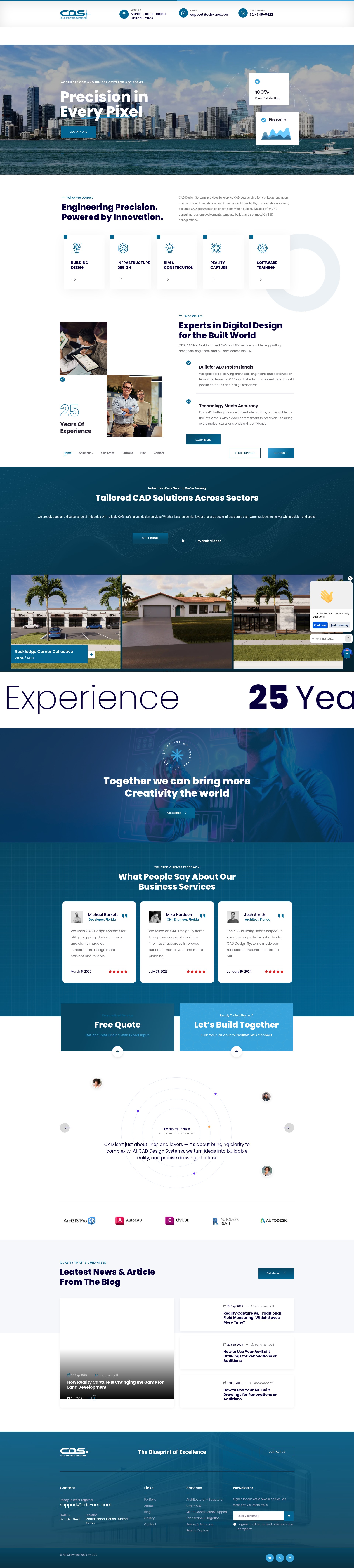 Screenshot of cds-aec.com