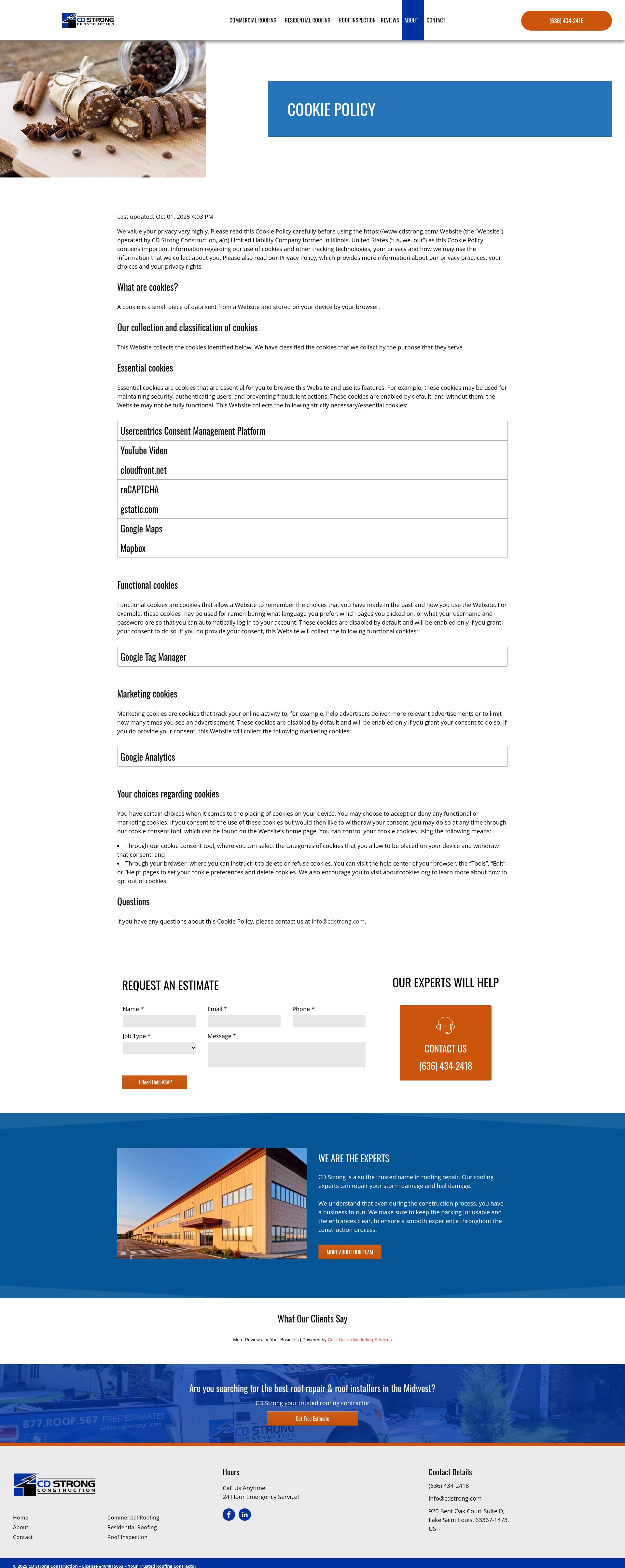 Screenshot of cdstrong.com