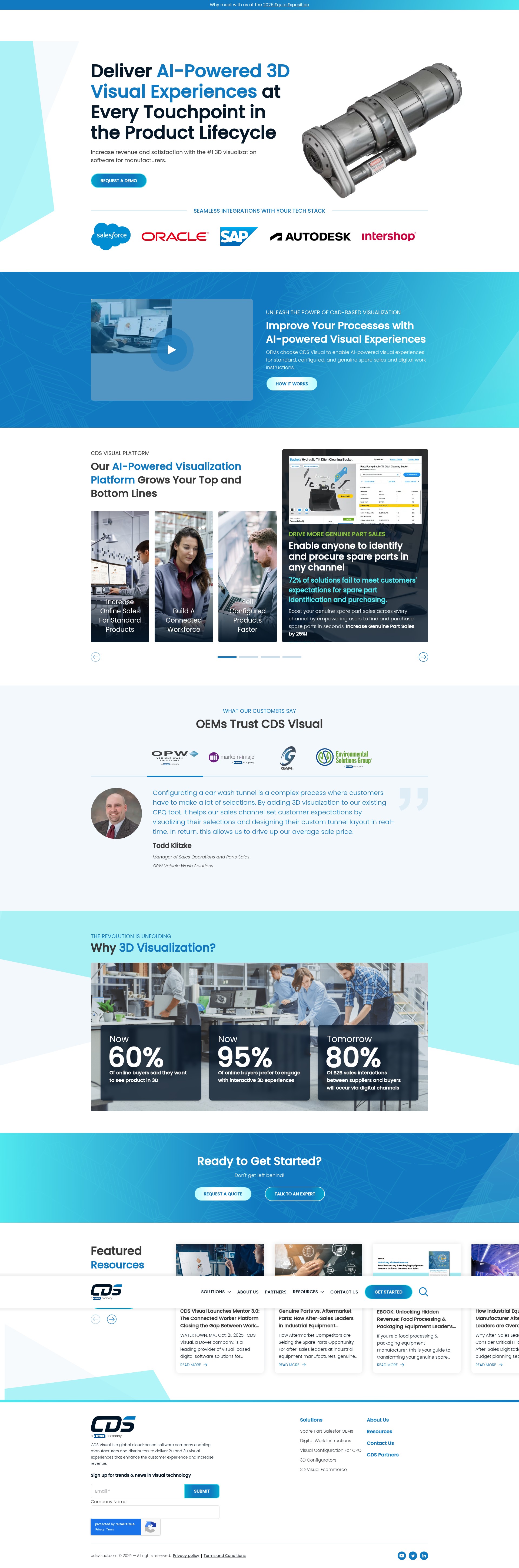 Screenshot of cdsvisual.com
