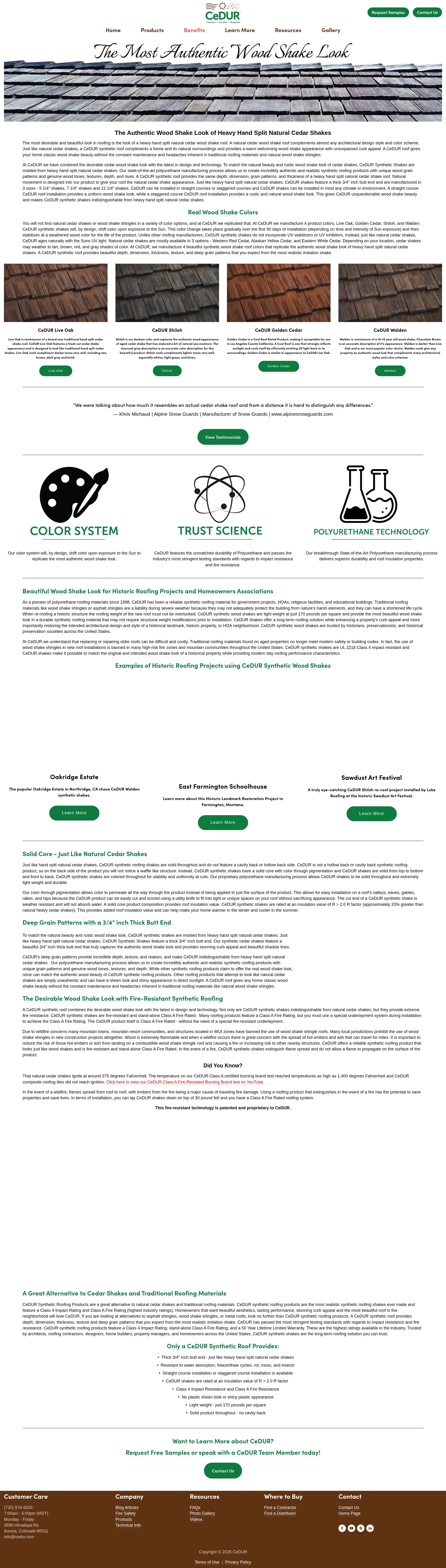 Screenshot of cedur.com