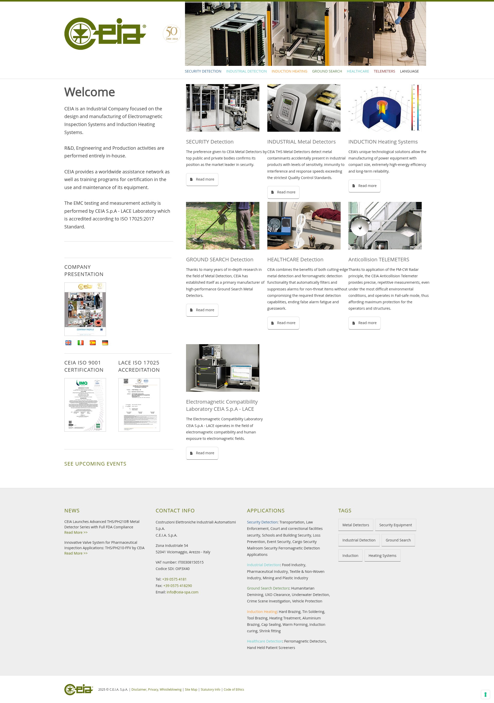 Screenshot of ceia.net