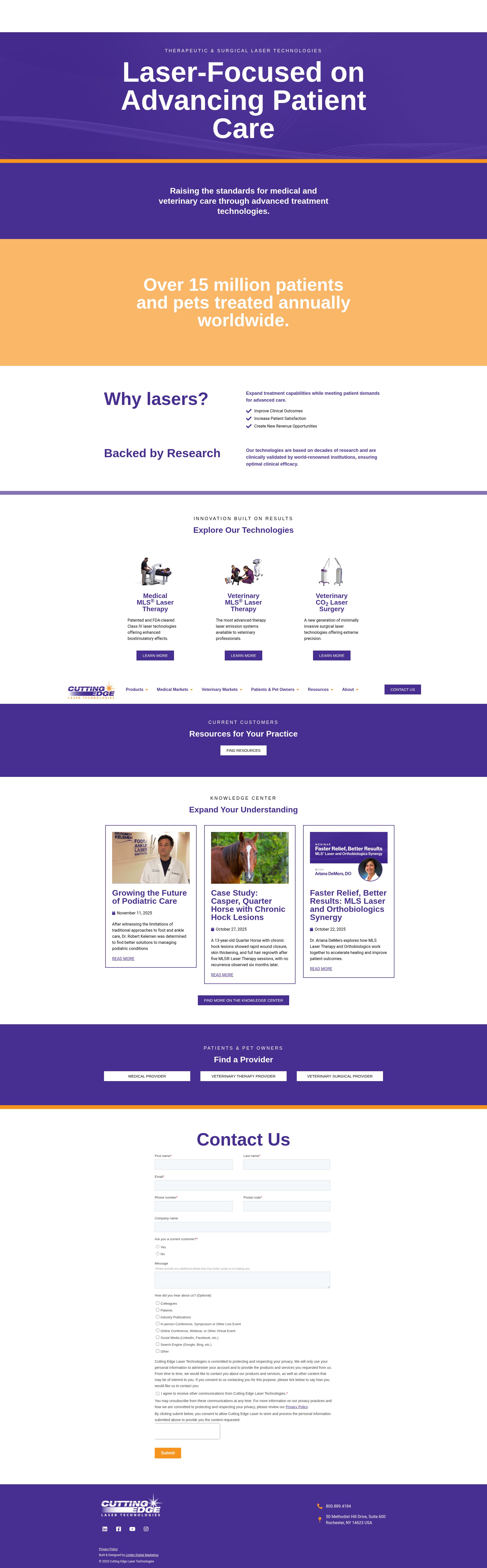 Screenshot of celasers.com