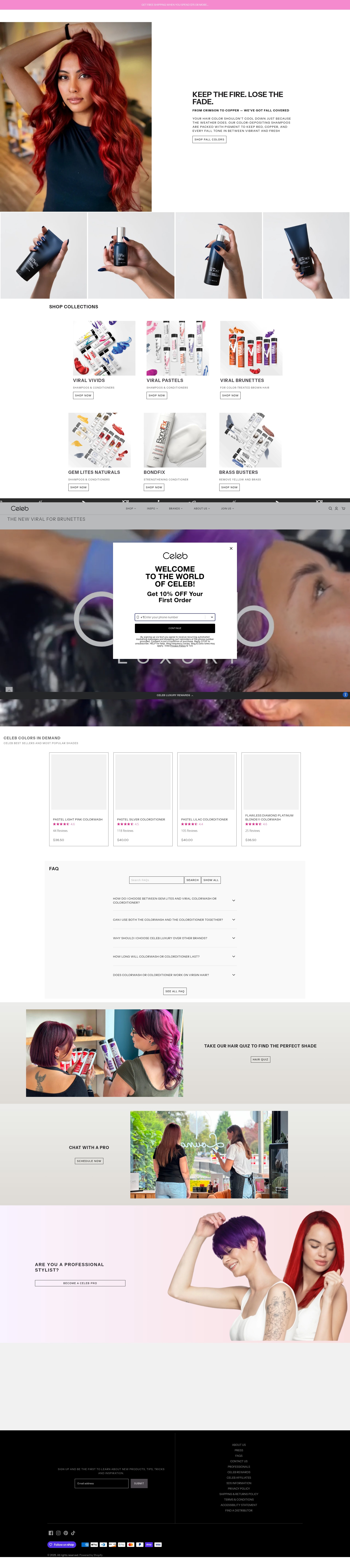 Screenshot of celebluxury.com