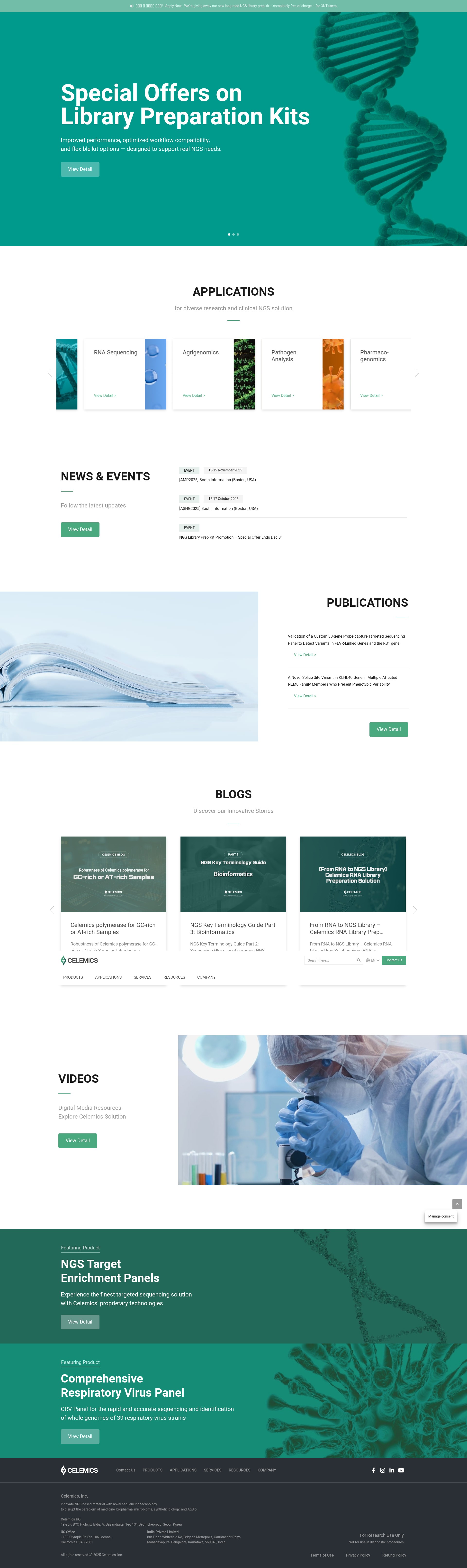 Screenshot of celemics.com