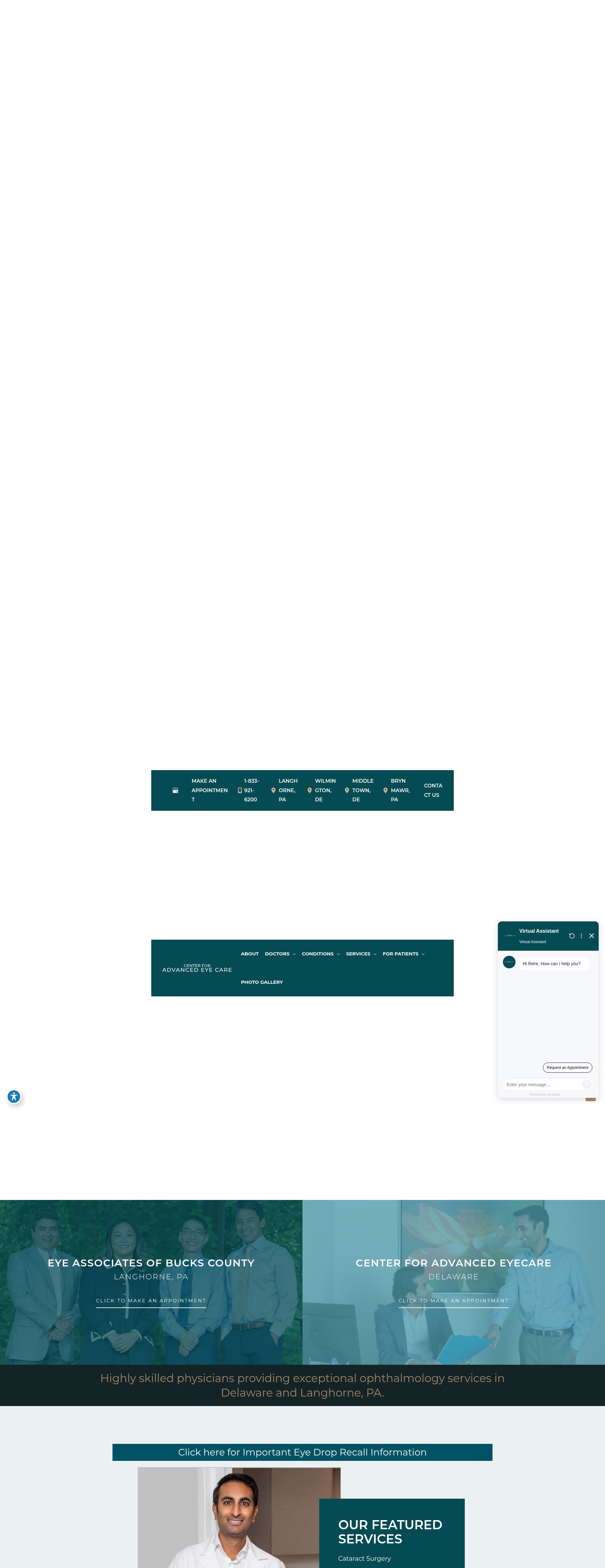 Screenshot of centerforeyes.com