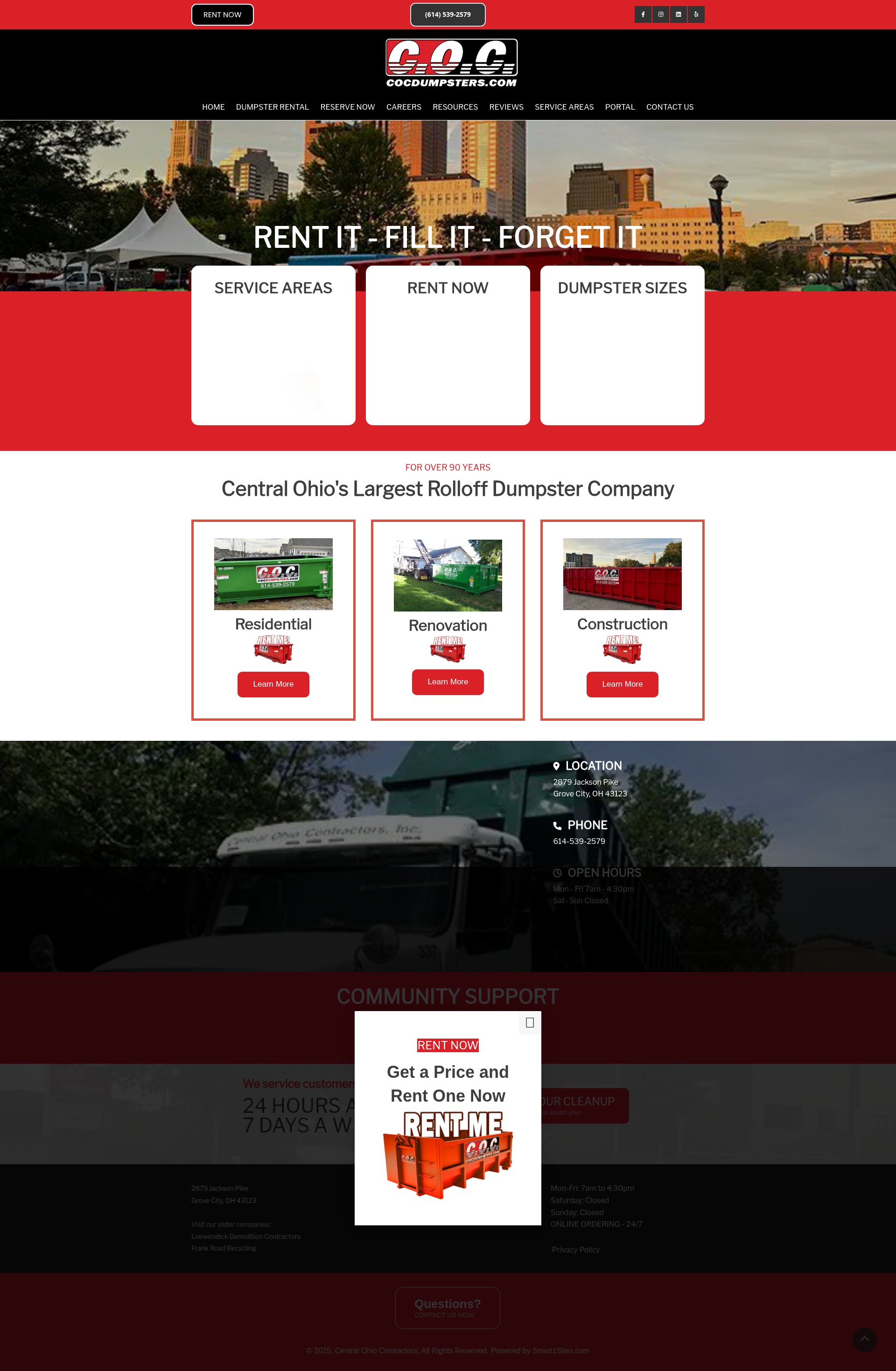 Screenshot of centralohiocontractor.com