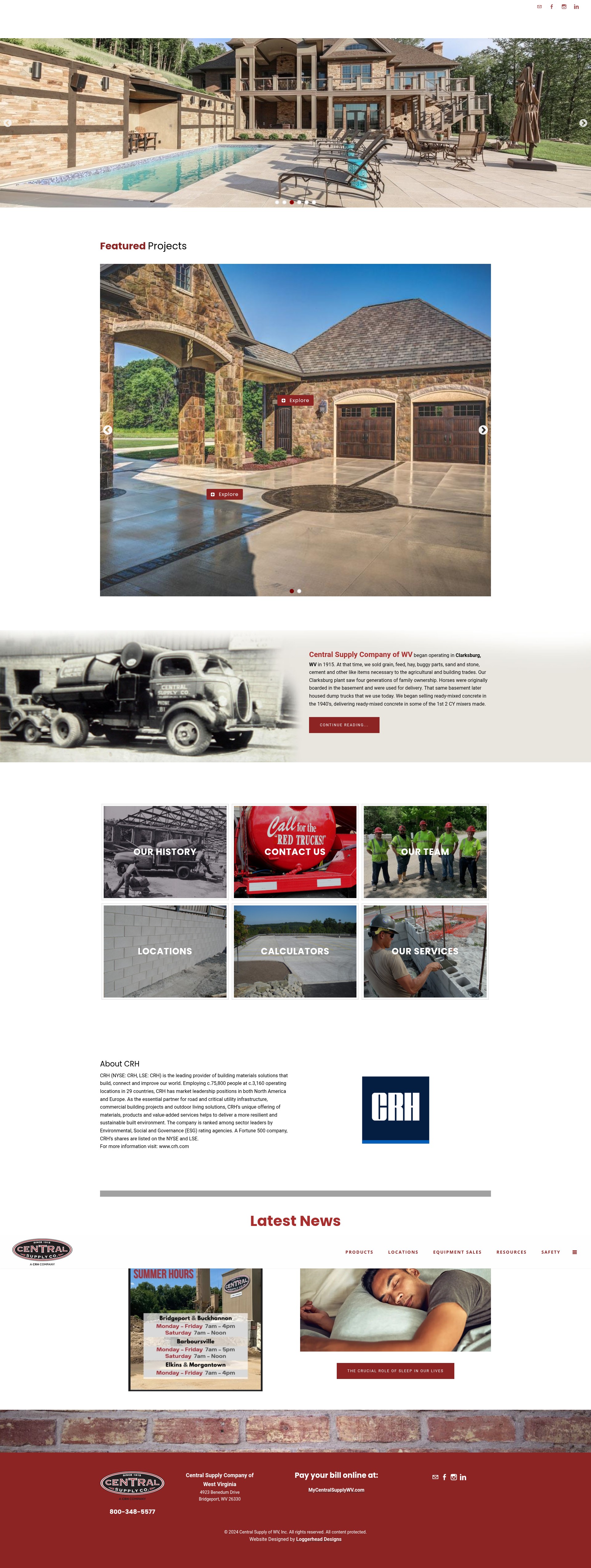 Screenshot of centralsupplywv.com