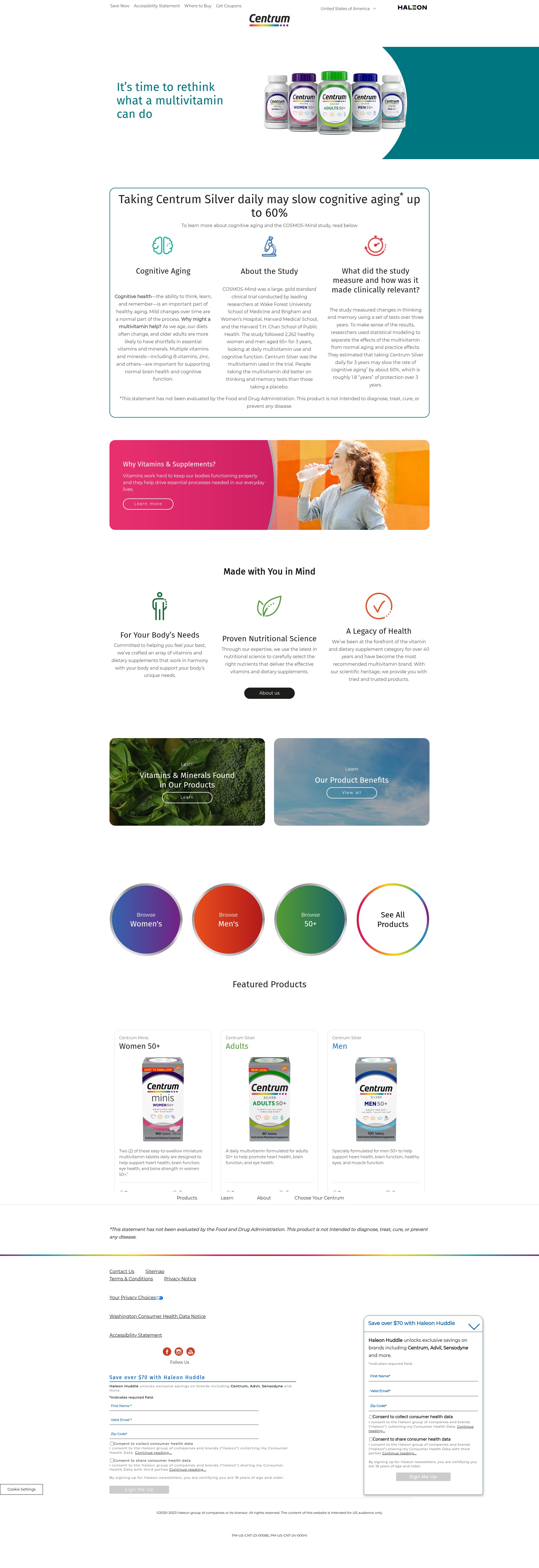 Screenshot of centrum.com