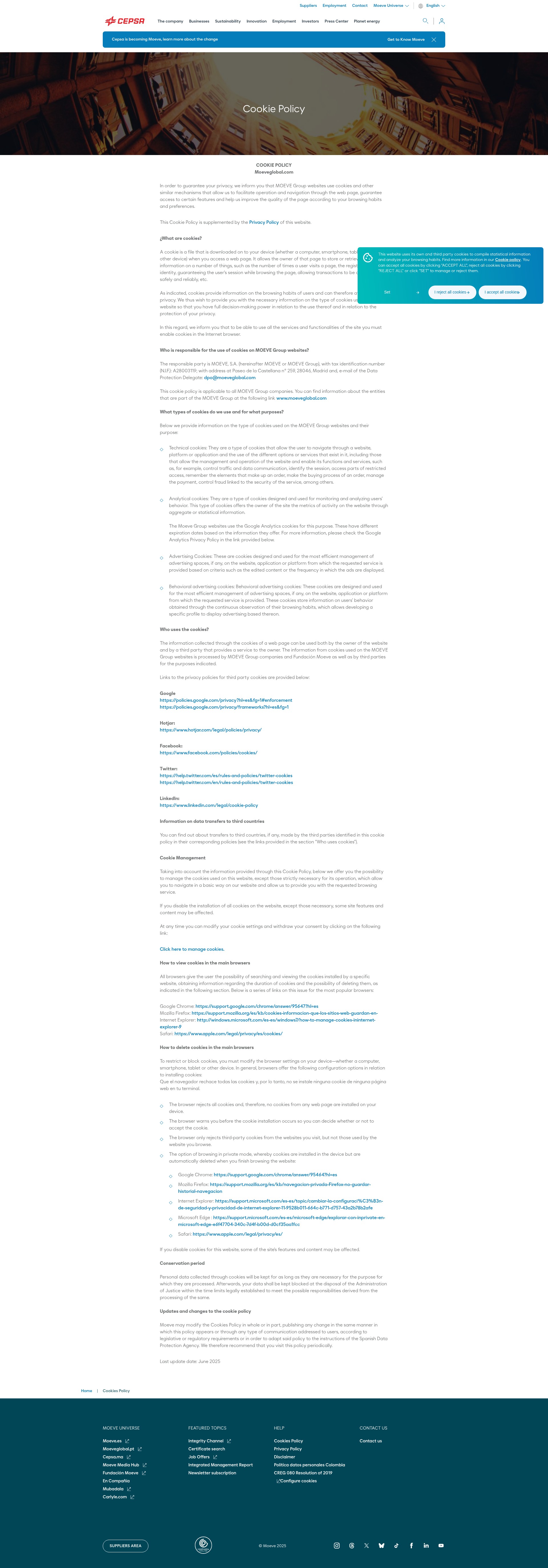 Screenshot of cepsa.com