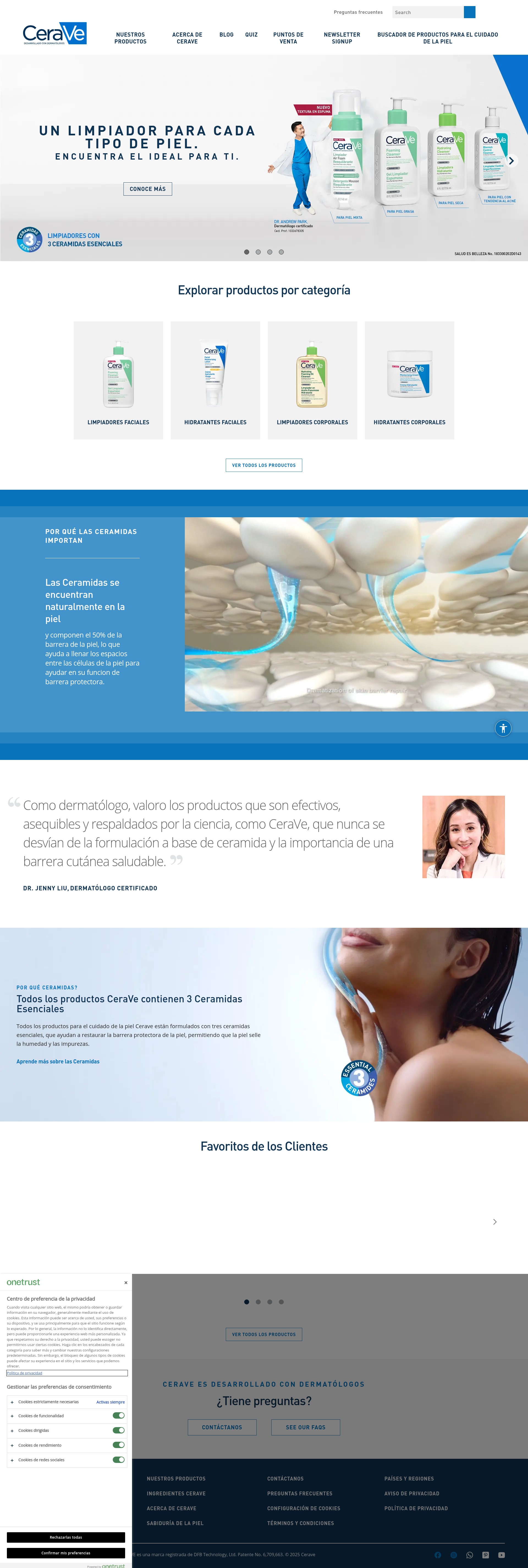 Screenshot of cerave.mx