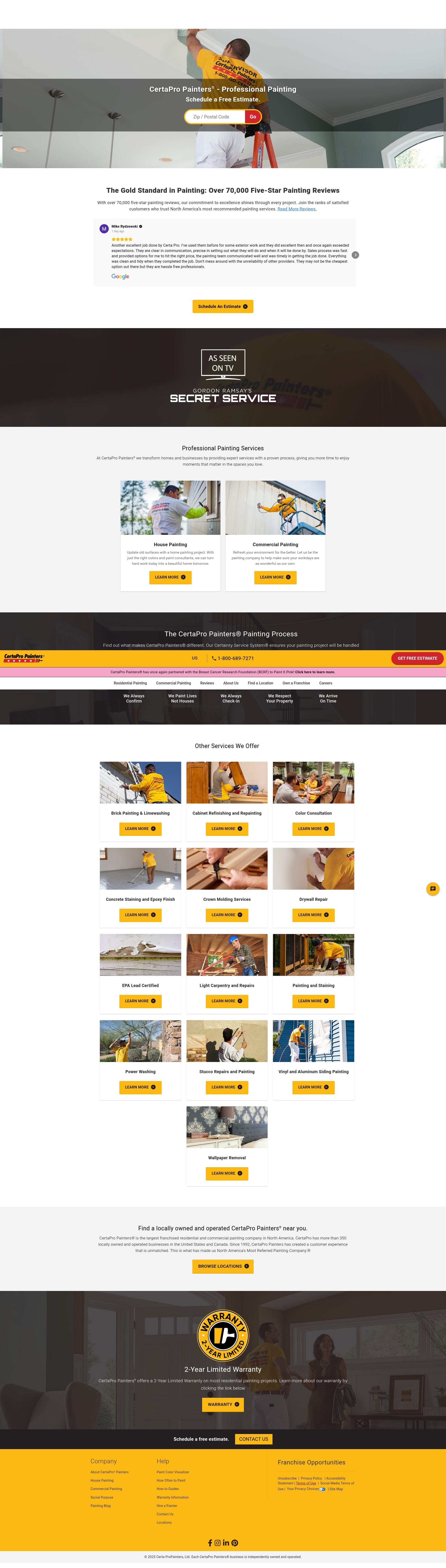 Screenshot of certapro.com