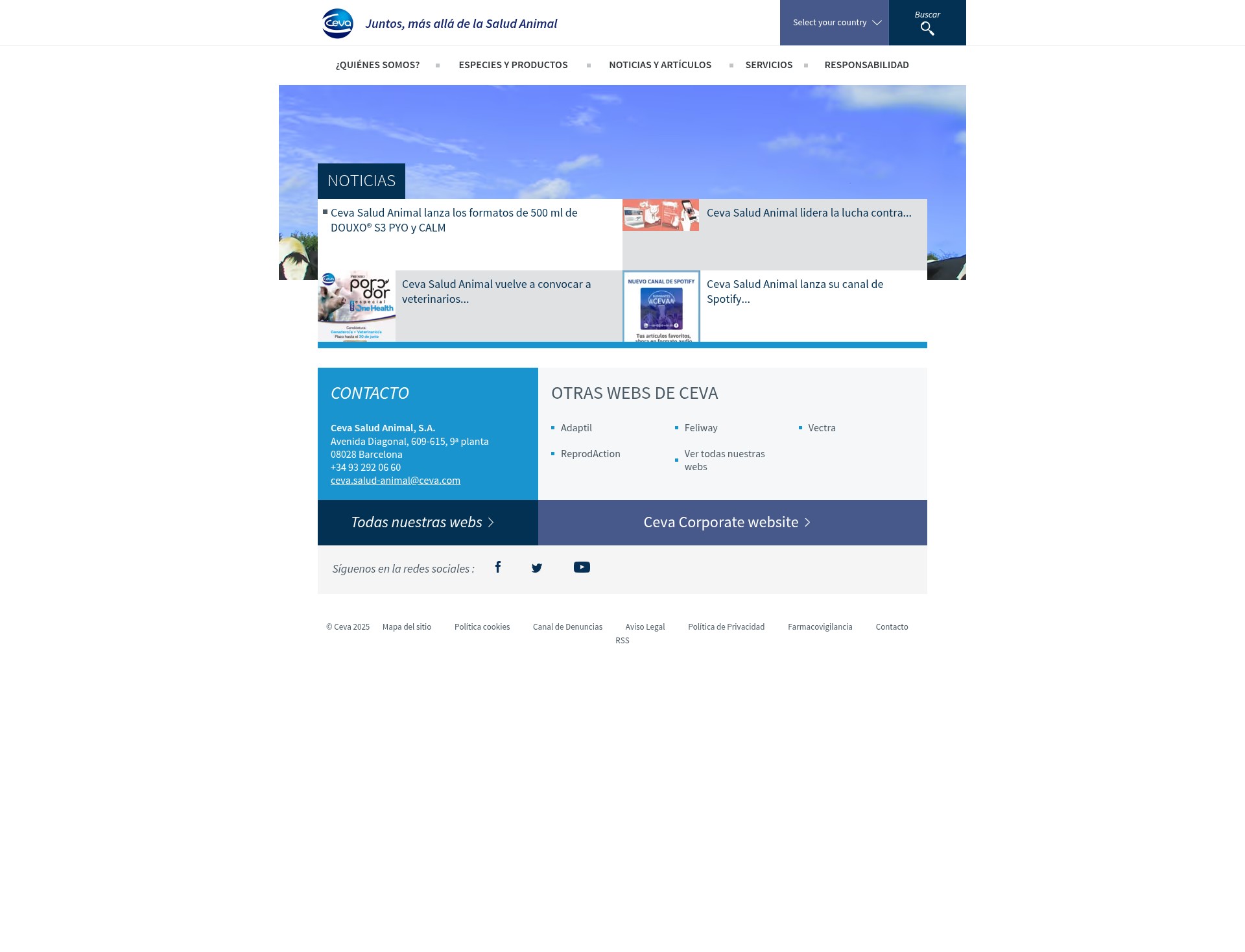 Screenshot of ceva.es