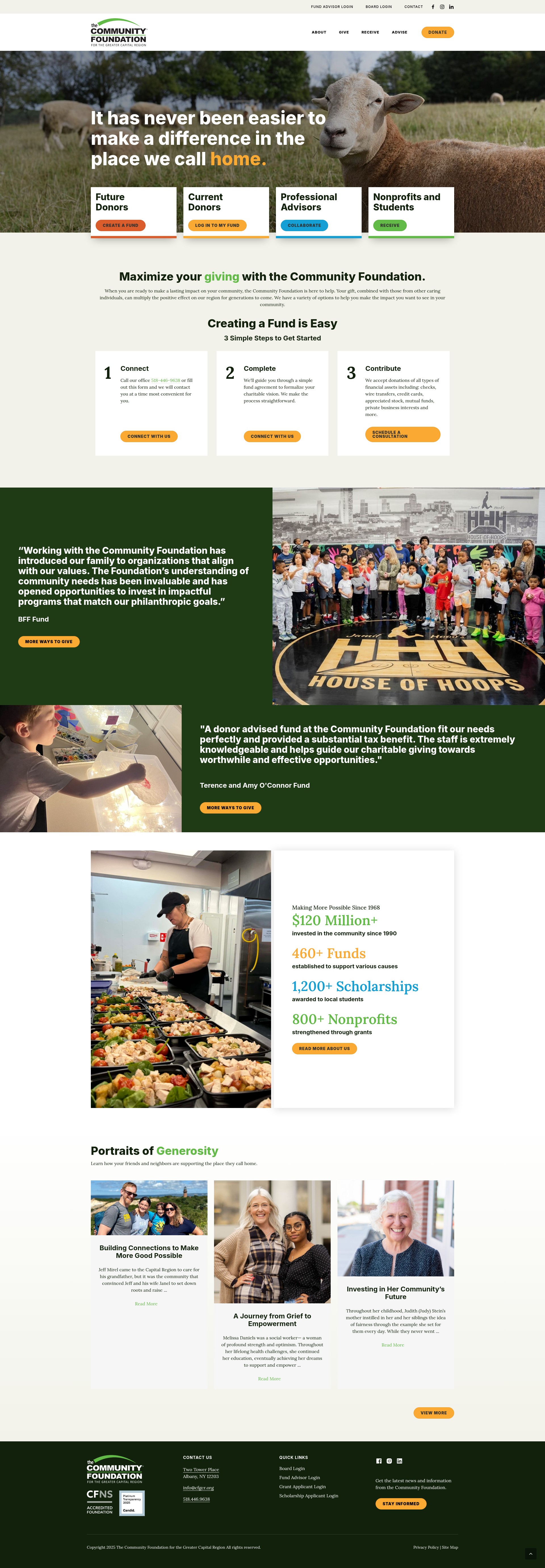 Screenshot of cfgcr.org