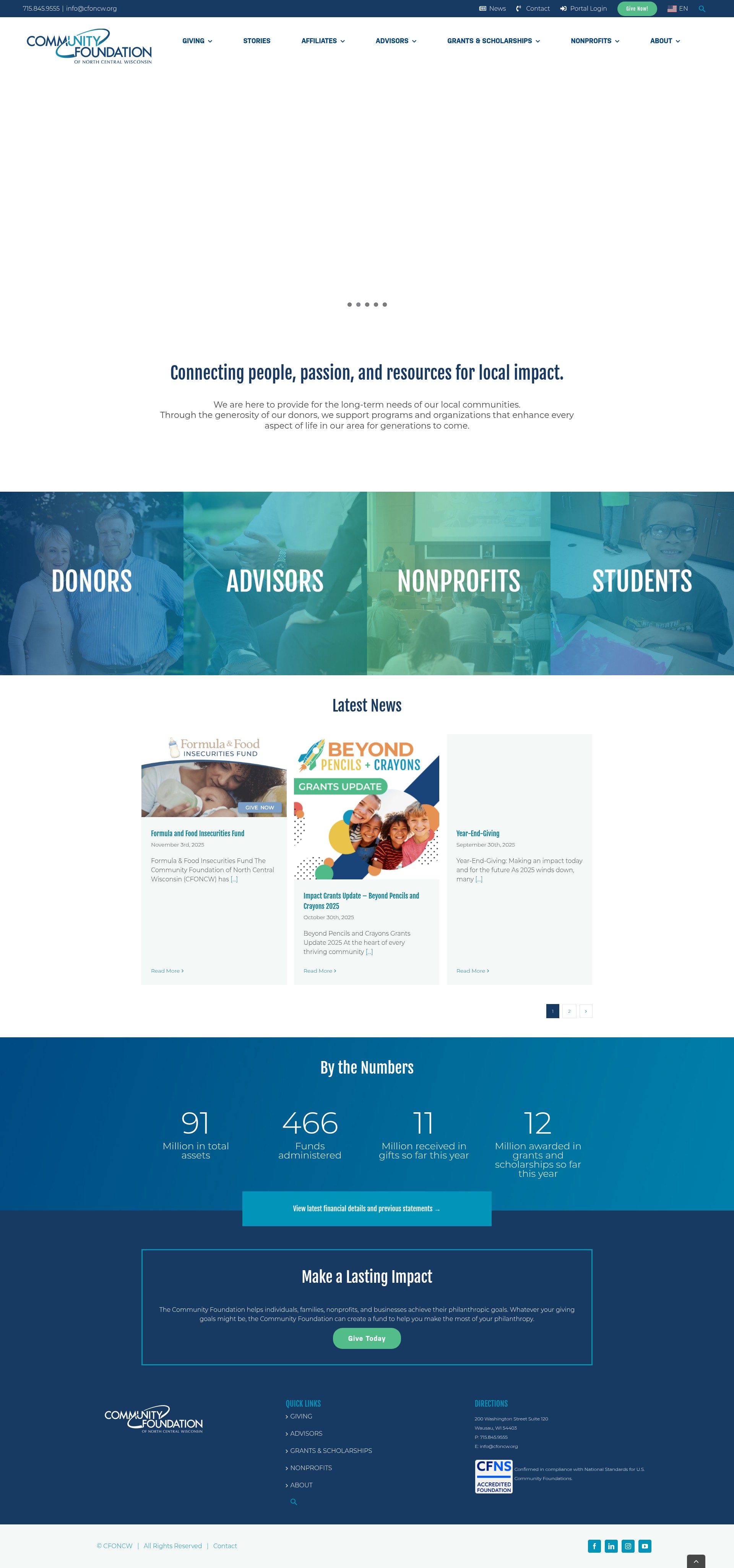 Screenshot of cfoncw.org