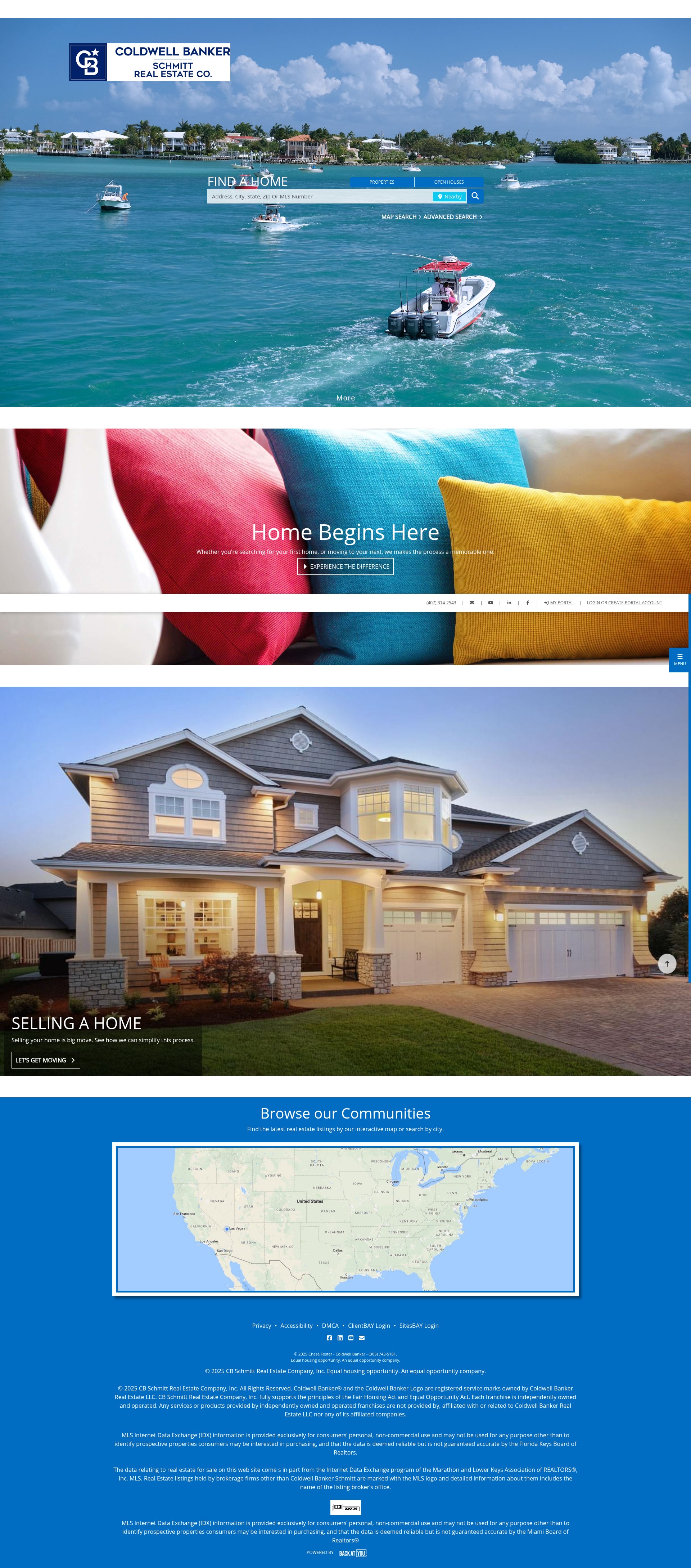 Screenshot of cfoster.realestatefloridakeys.com