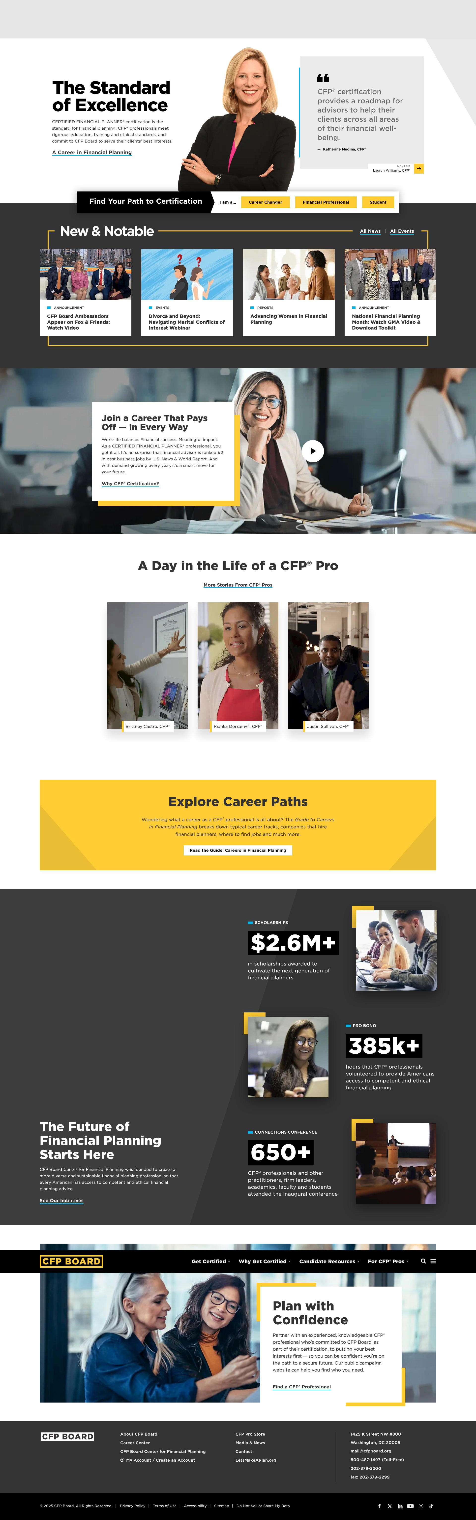 Screenshot of cfp.net