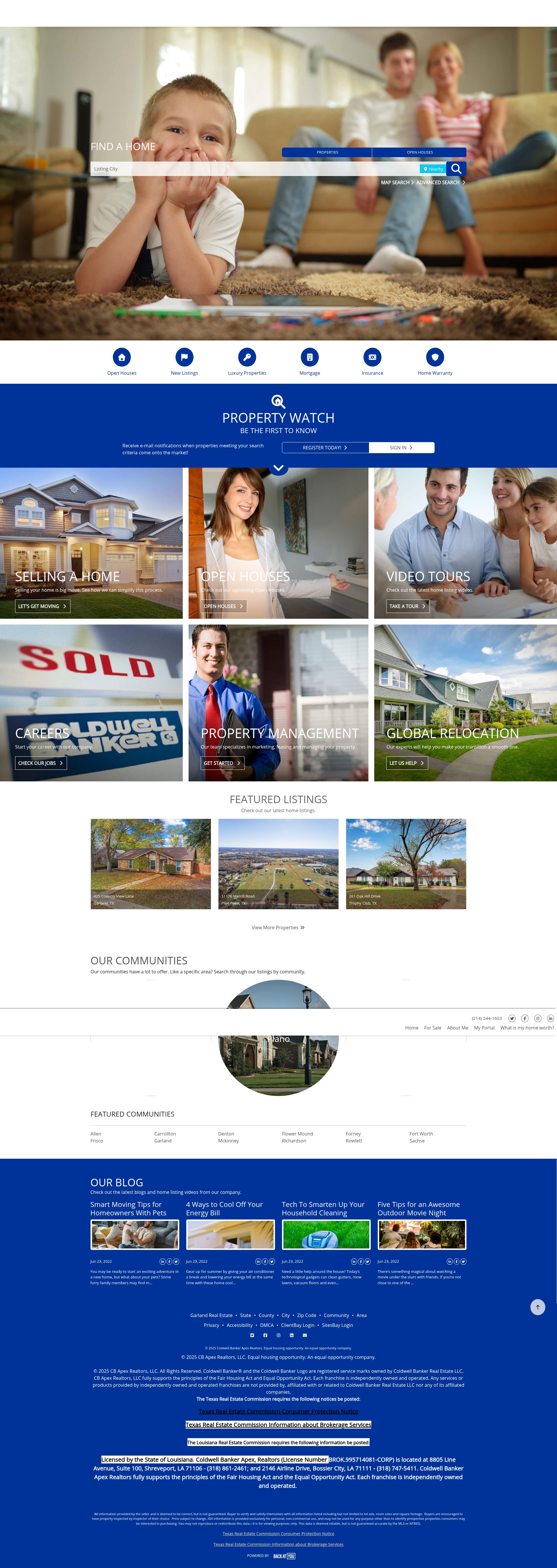 Screenshot of cgeorge.cbapex.com