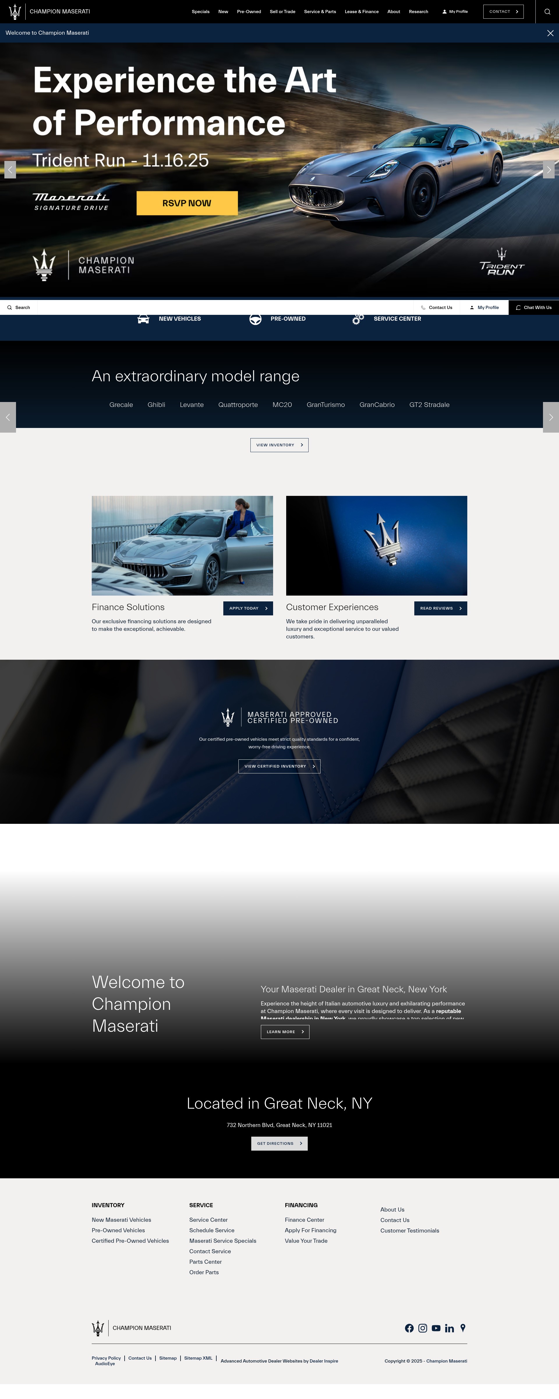 Screenshot of championmaseratili.com