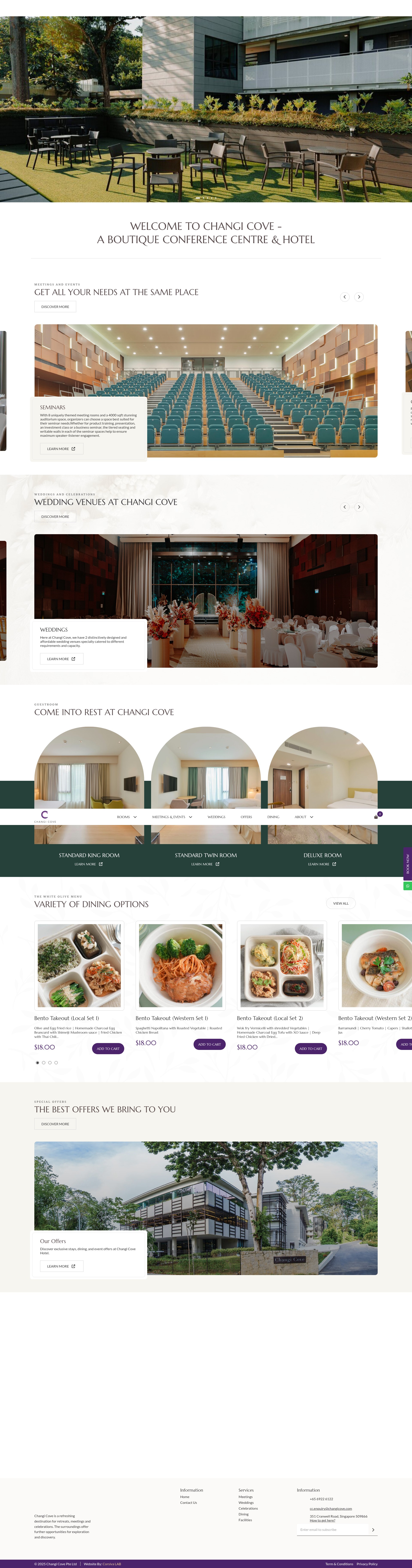 Screenshot of changicove.com