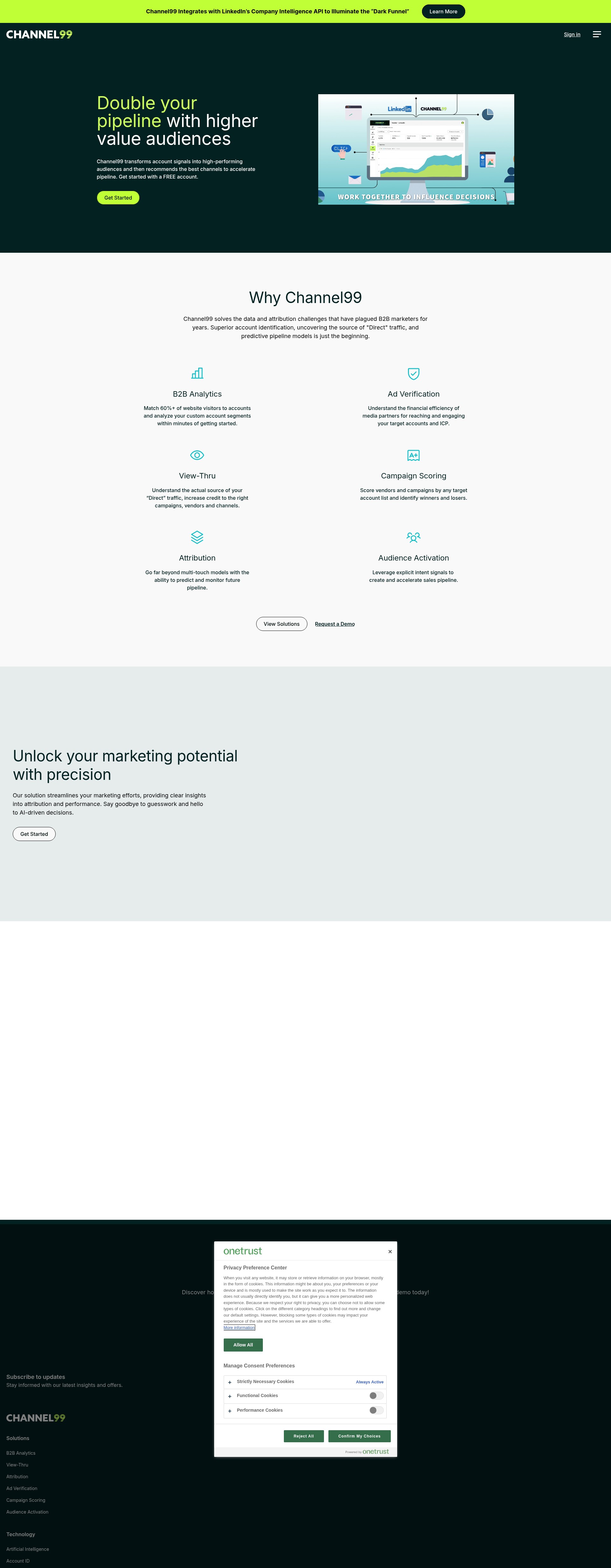 Screenshot of channel99.com