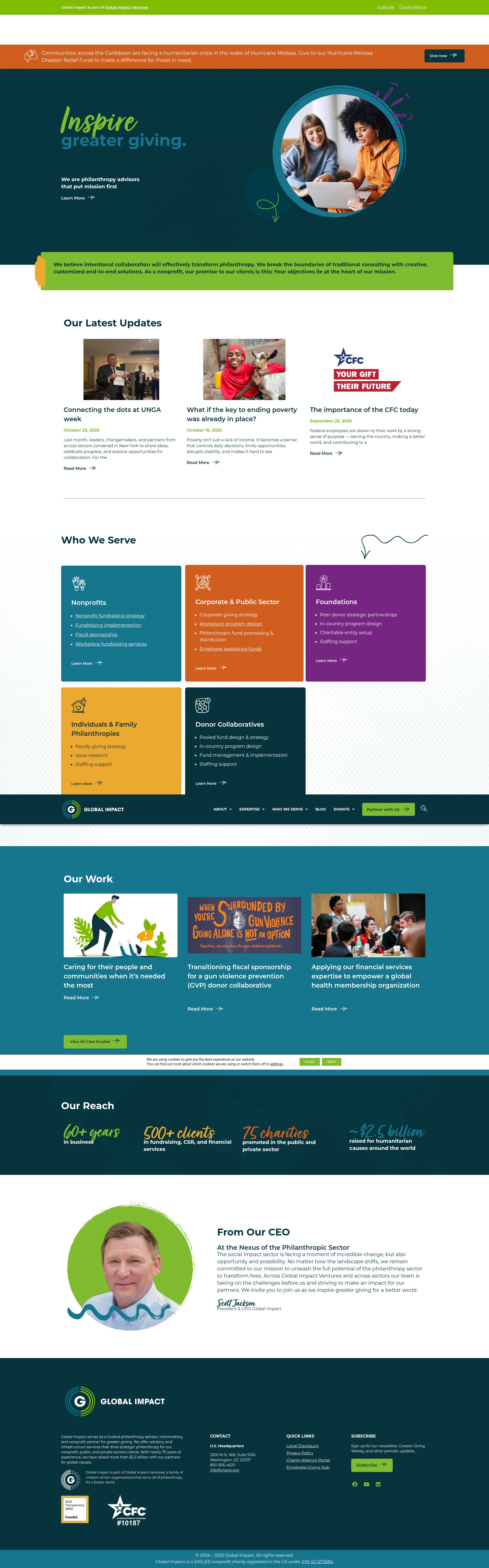 Screenshot of charity.org