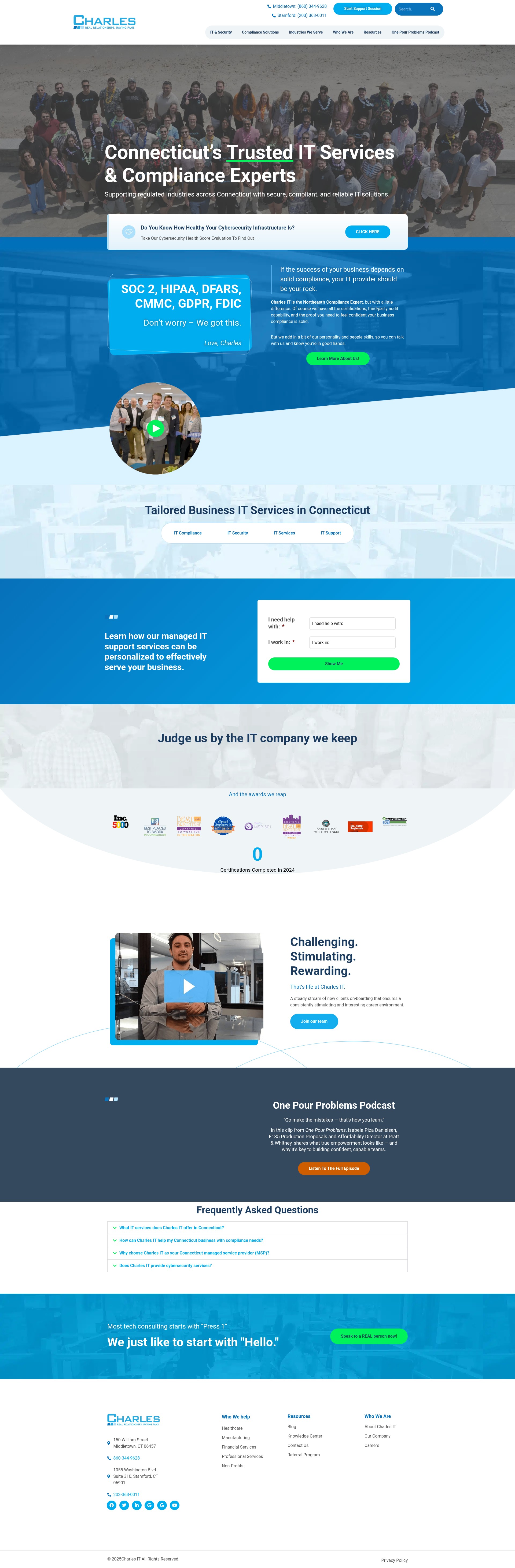 Screenshot of charlesit.com