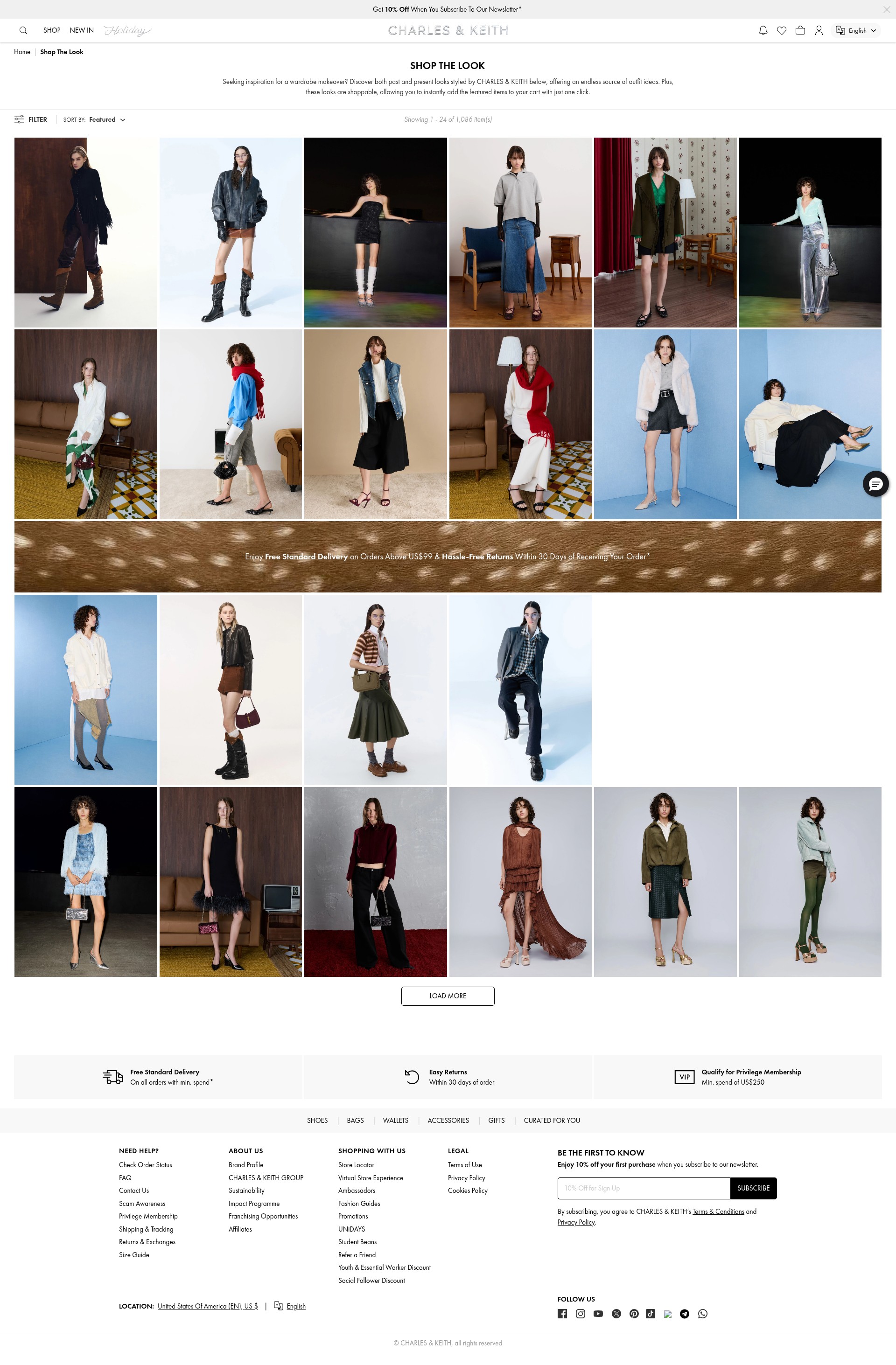 Screenshot of charleskeith.com