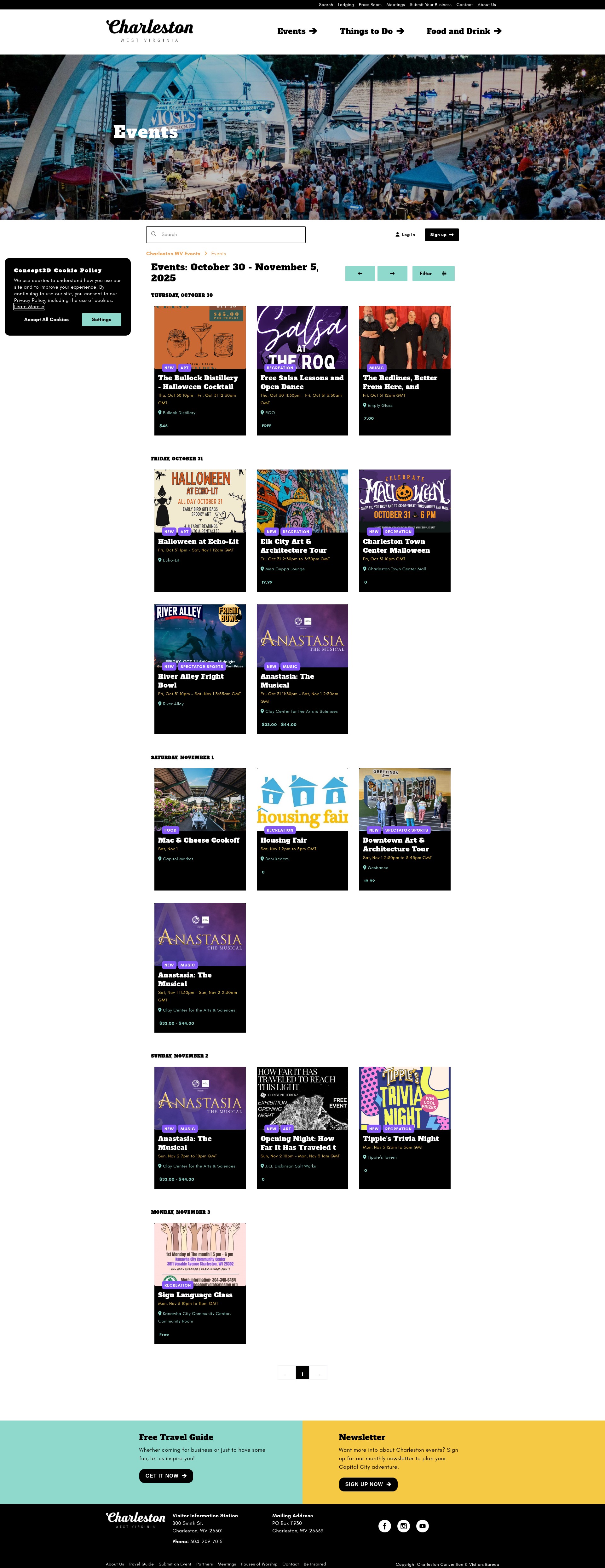 Screenshot of charlestonwv.com