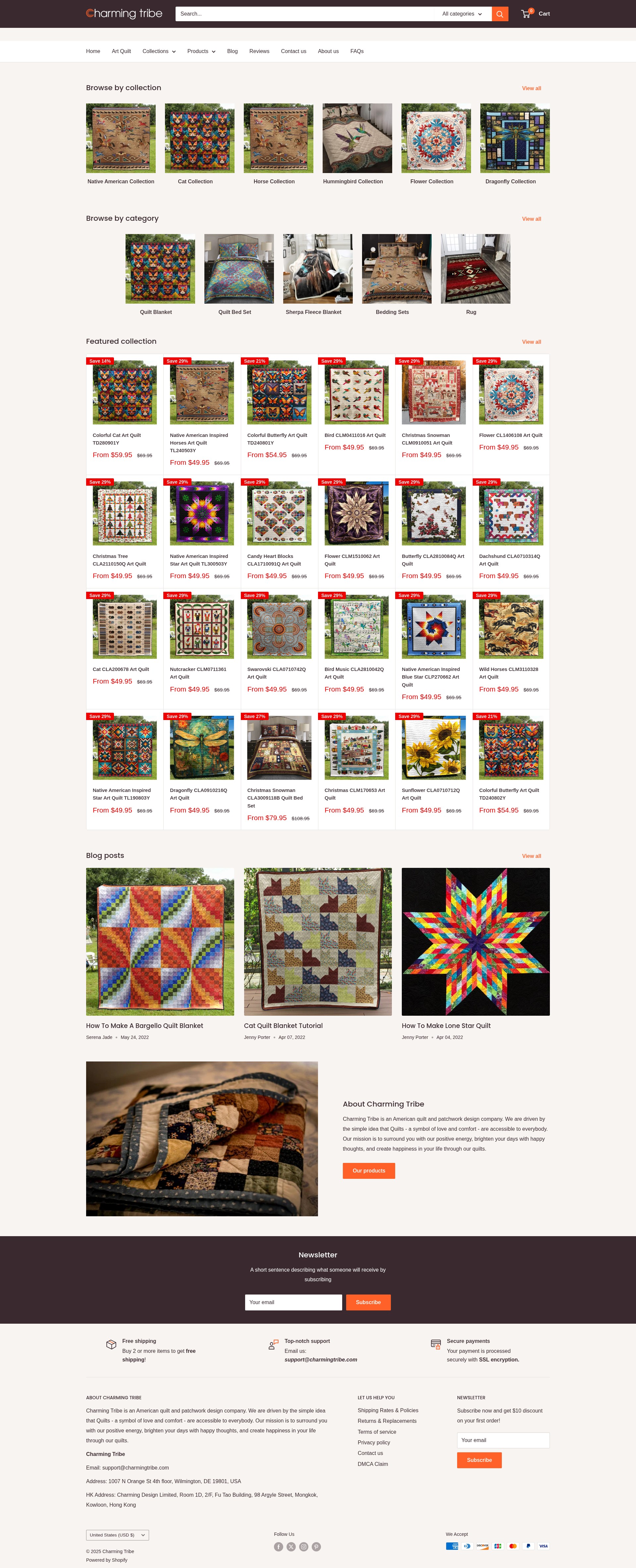 Screenshot of charmingtribe.com