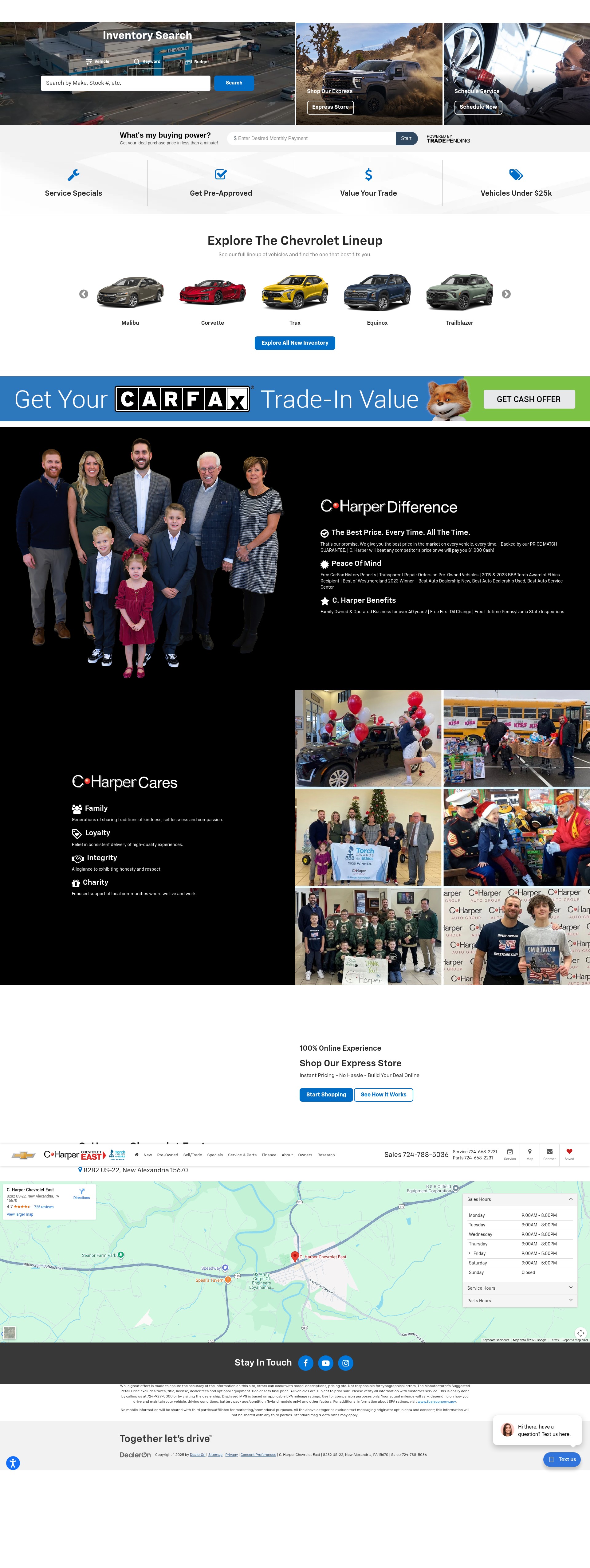 Screenshot of charperchevyeast.com