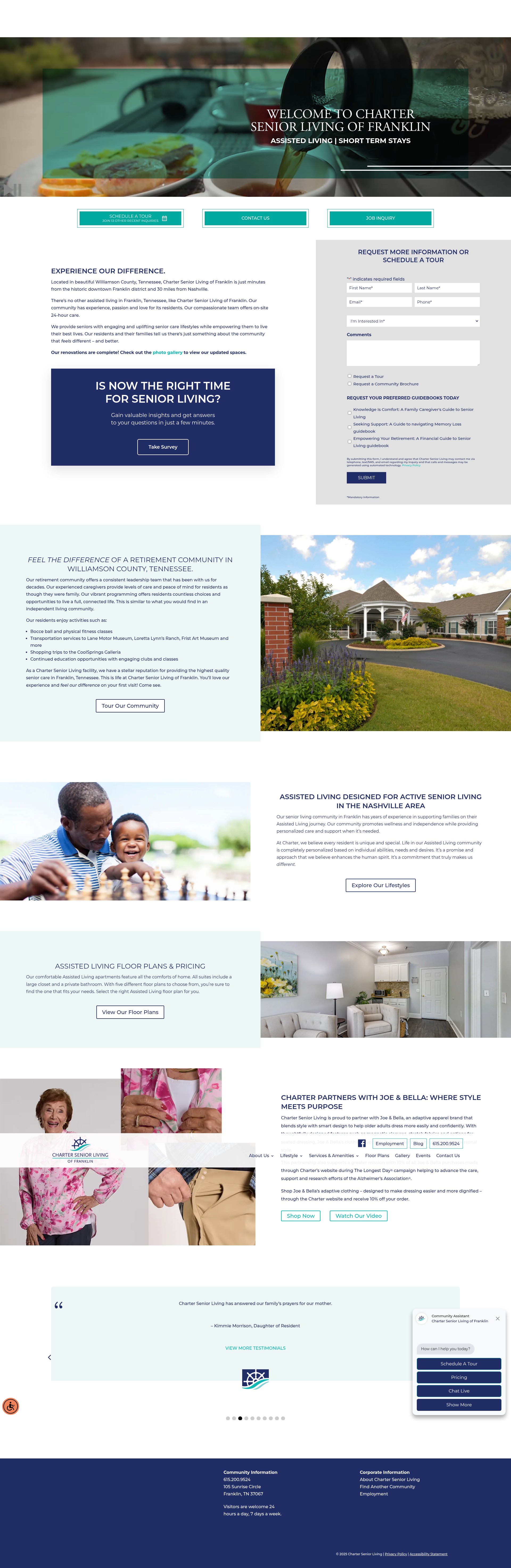 Screenshot of charterfranklin.com