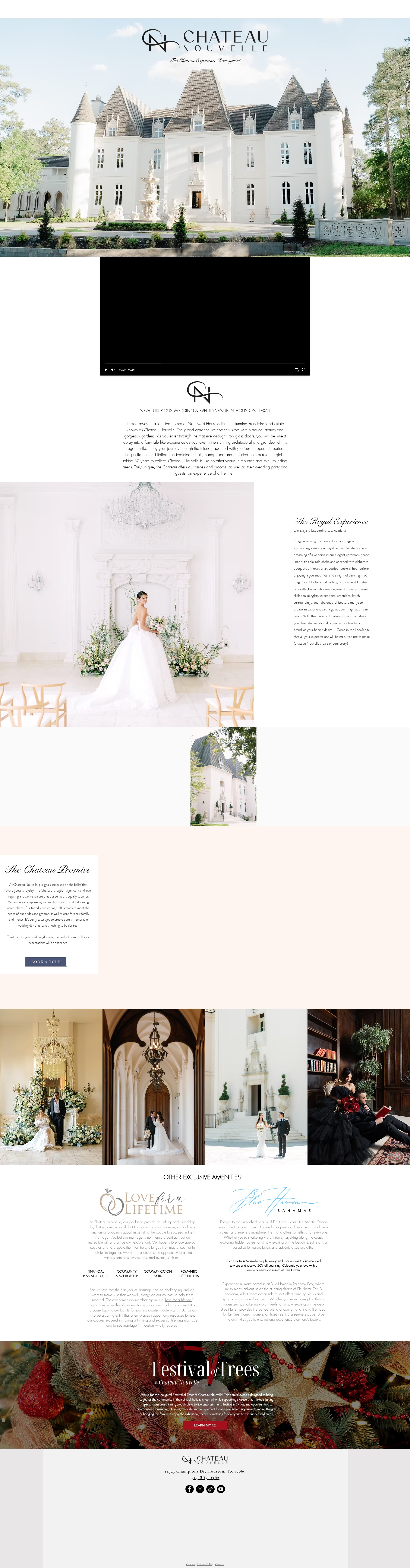 Screenshot of chateaunouvelle.com