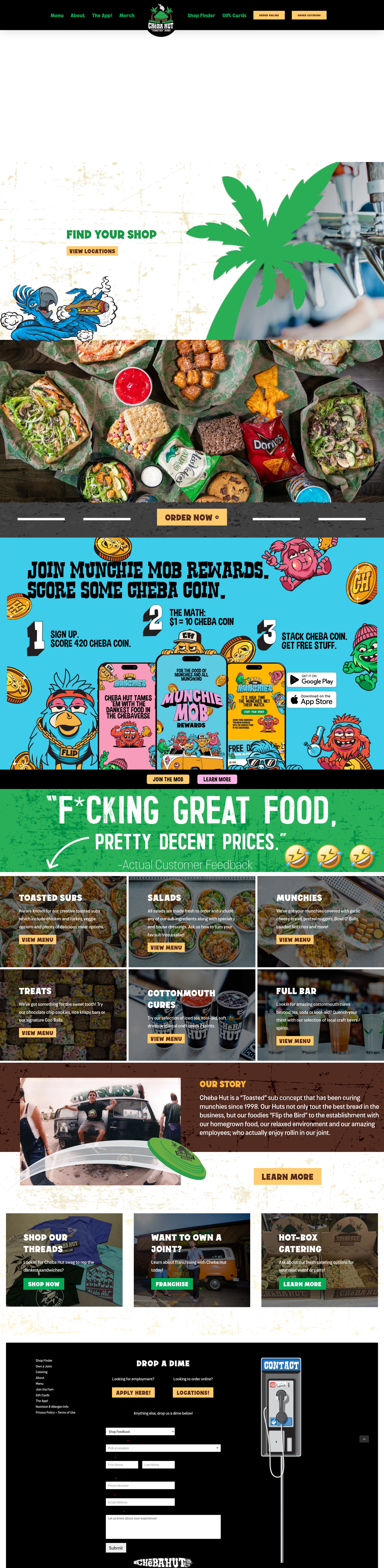 Screenshot of chebahut.com