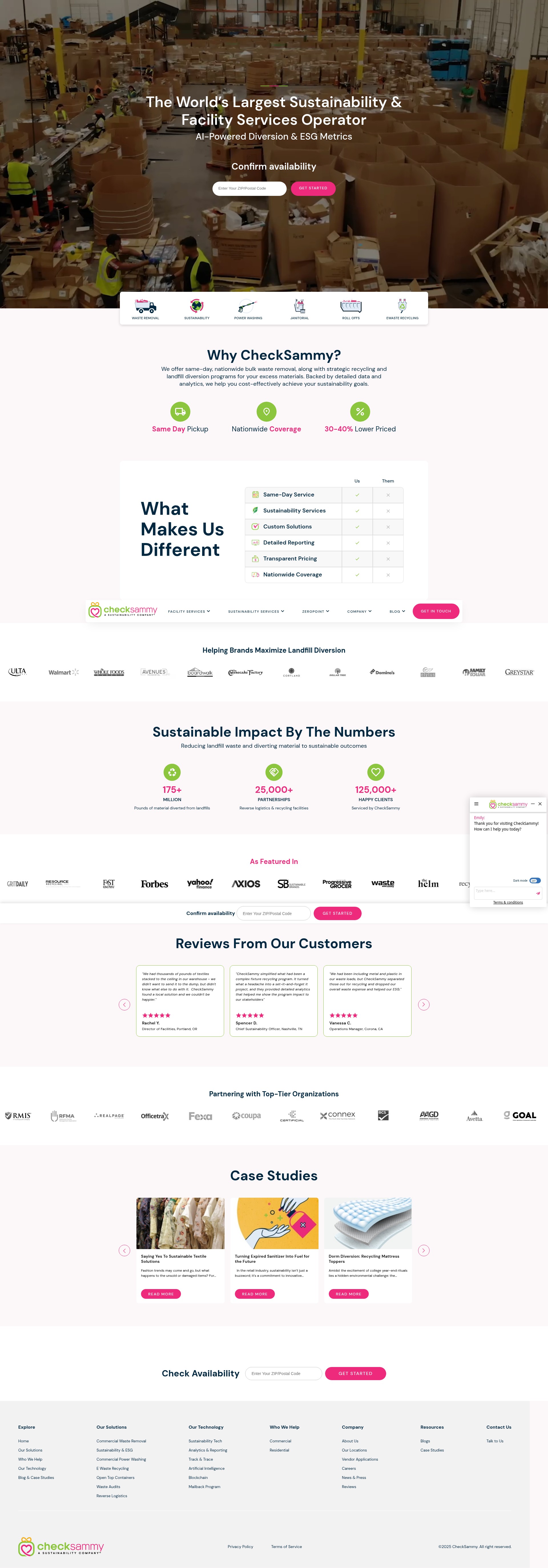 Screenshot of checksammy.com