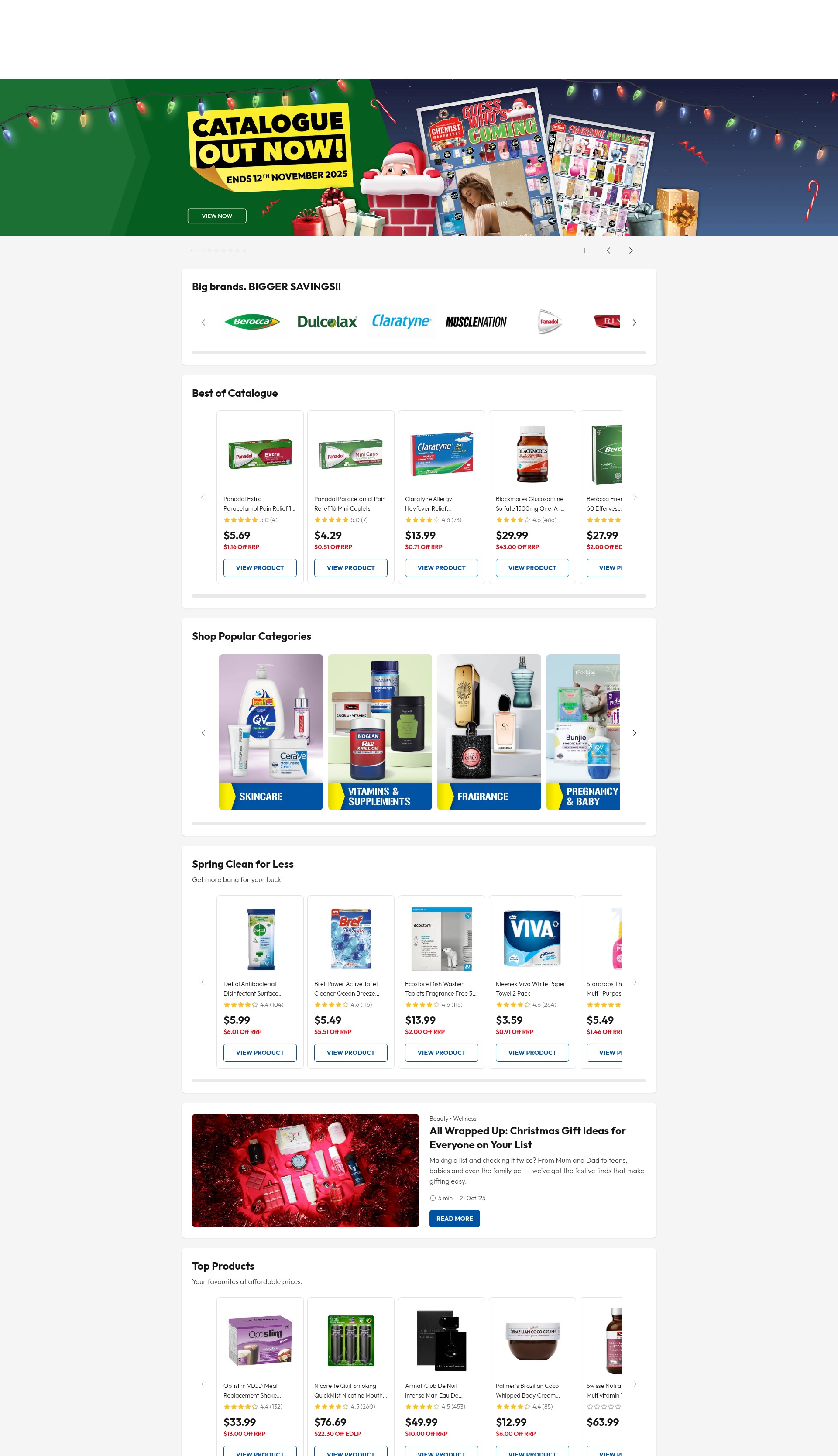Screenshot of chemistwarehouse.com.au