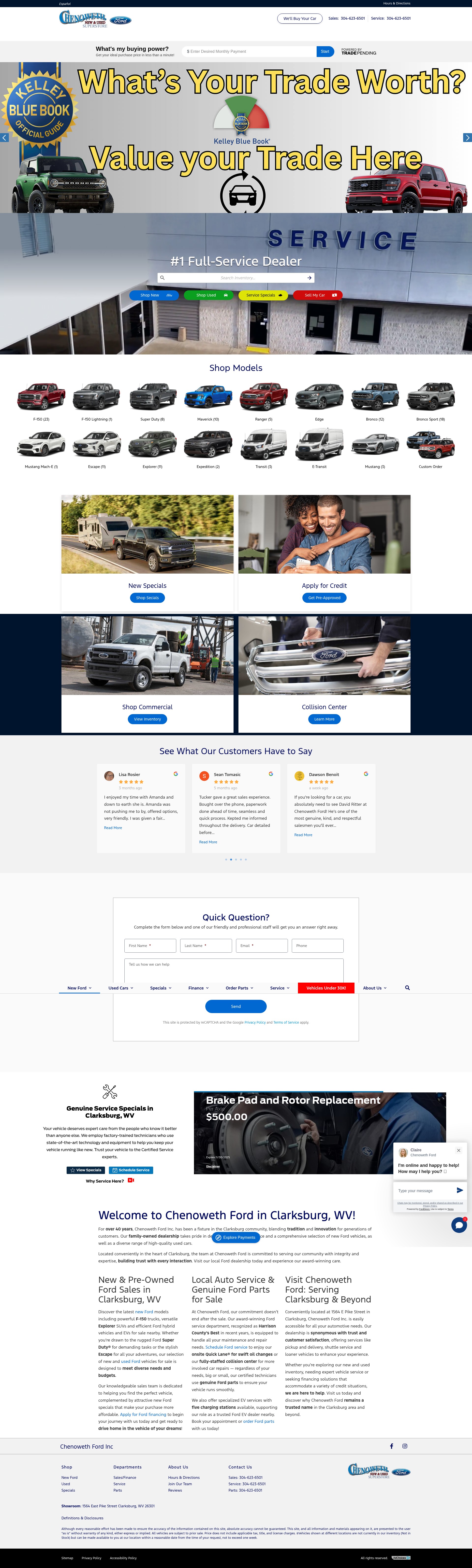 Screenshot of chenford.com