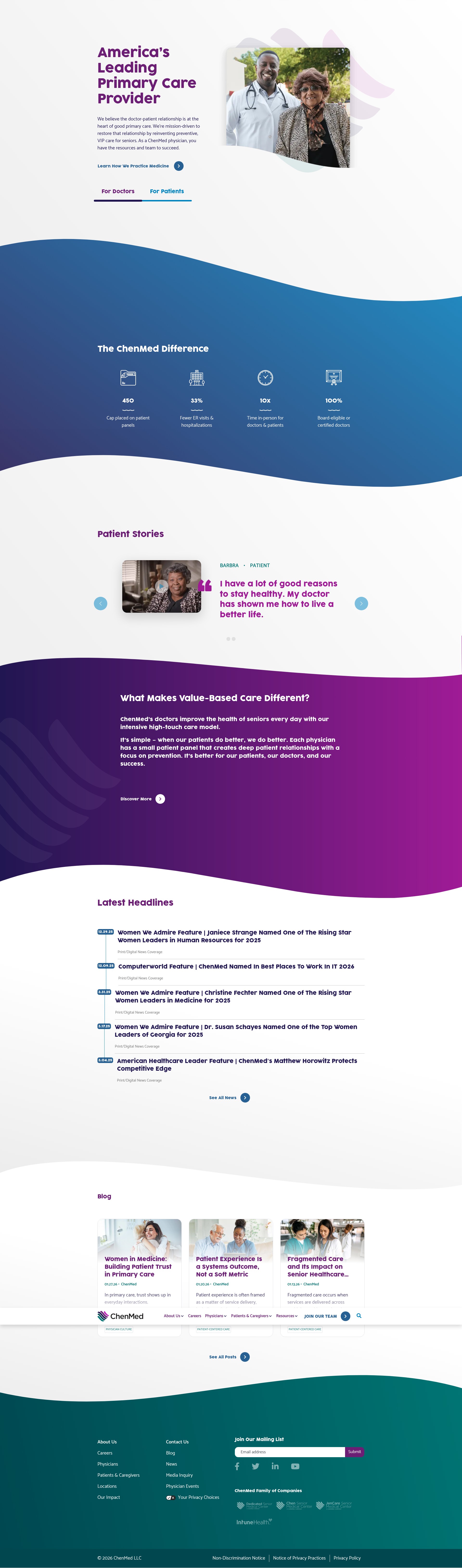 Screenshot of chenmed.com