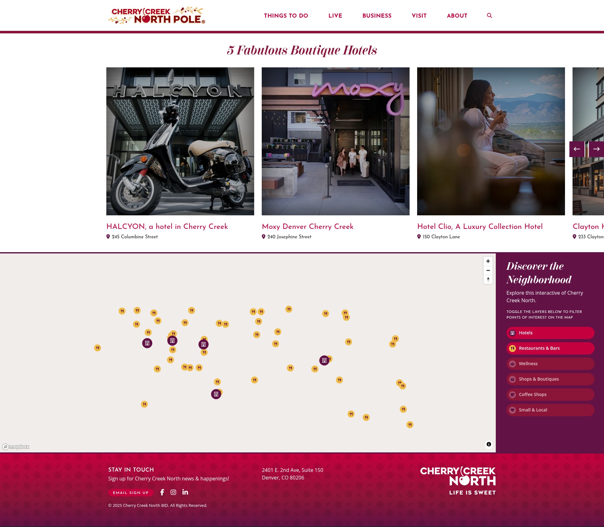 Screenshot of cherrycreeknorth.com