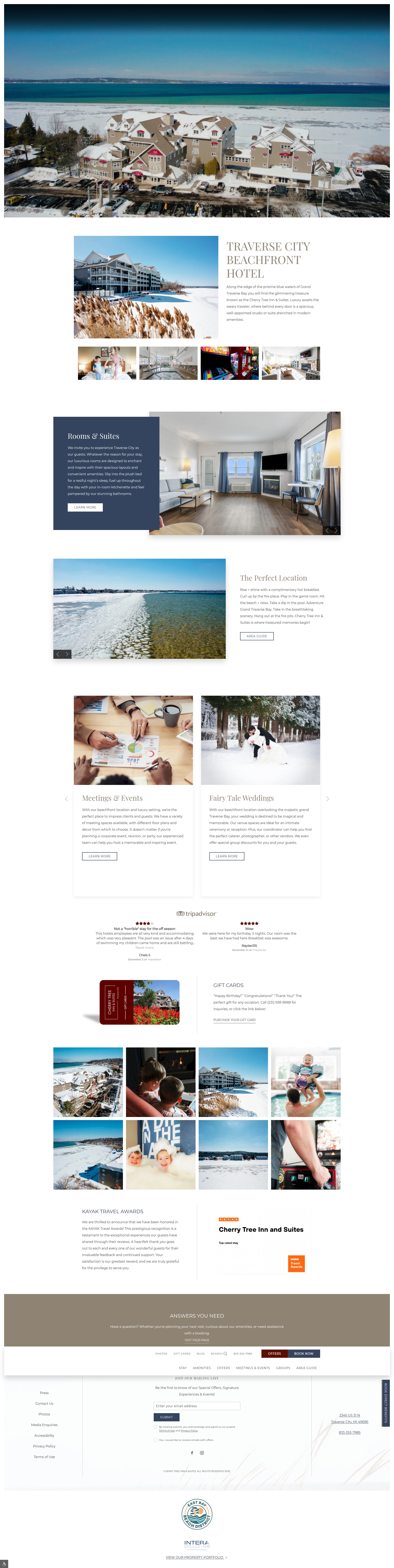Screenshot of cherrytreeinn.com