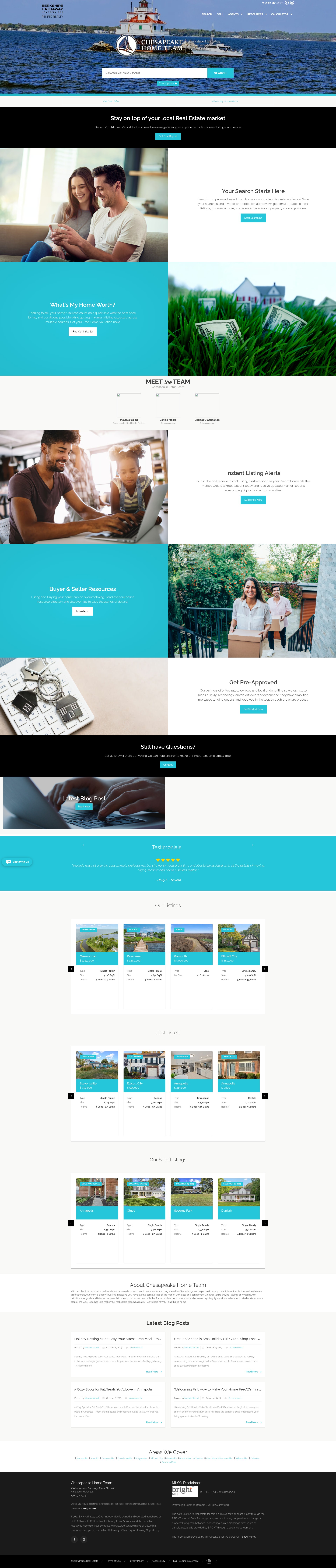 Screenshot of chesapeakehometeam.pro