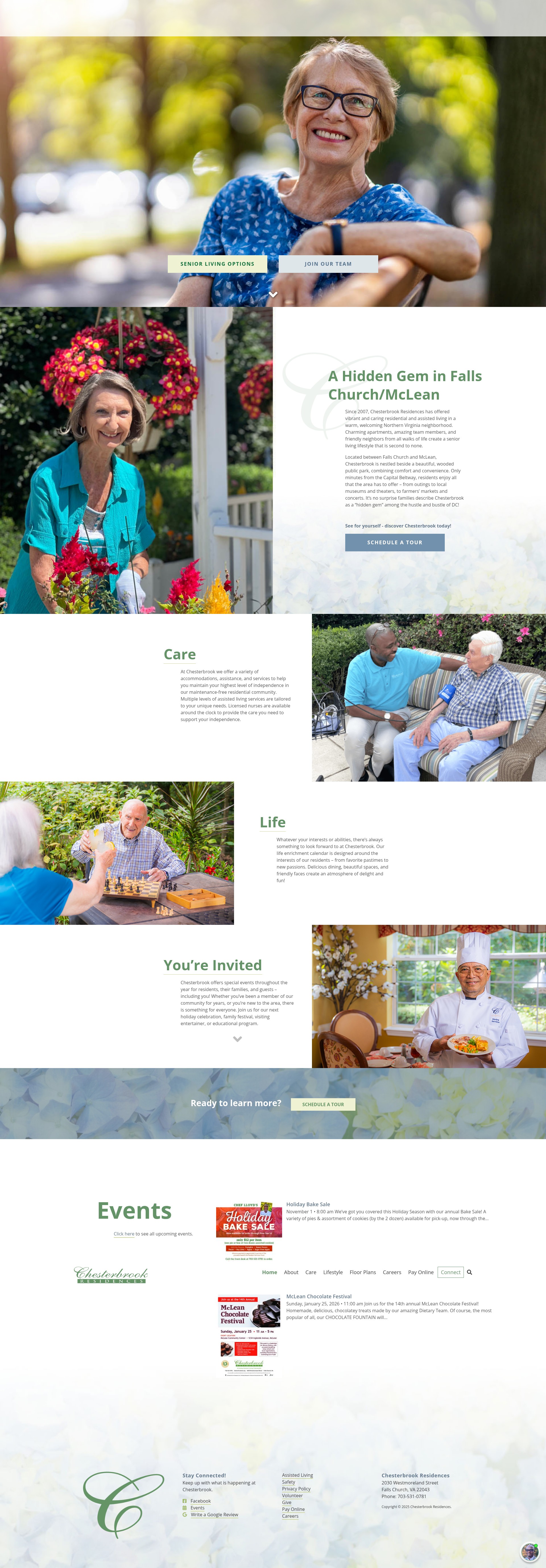 Screenshot of chesterbrookres.org