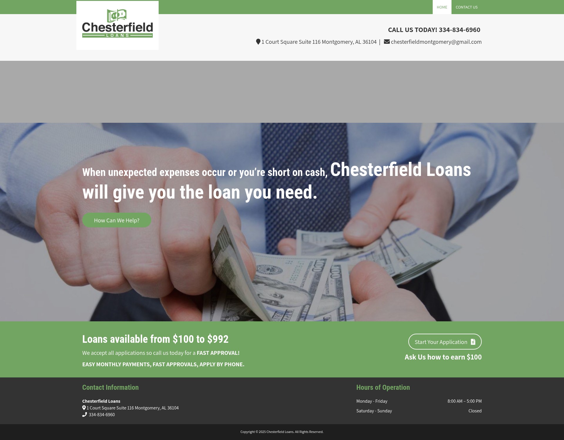 Screenshot of chesterfieldmtg.com