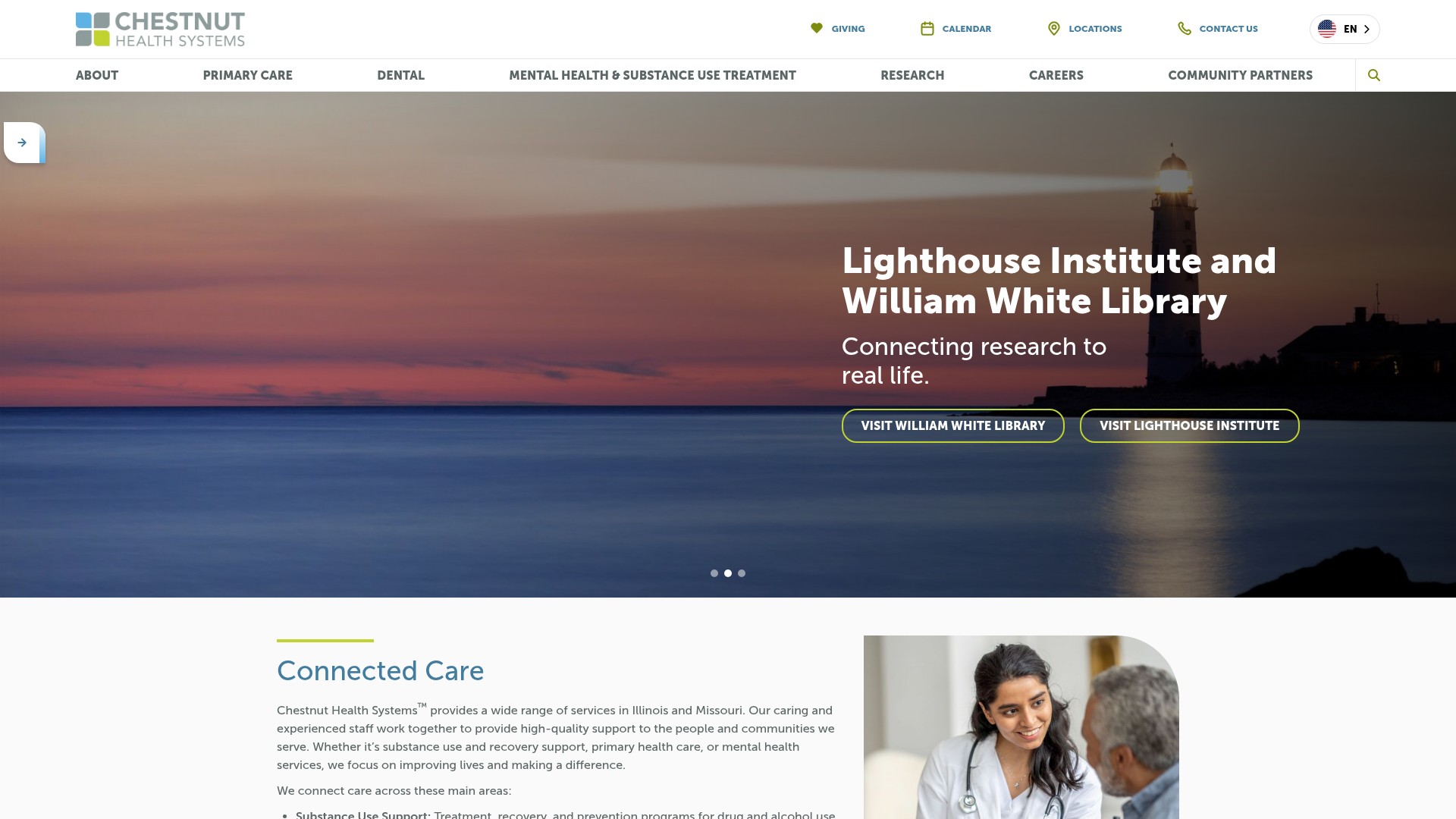 Screenshot of chestnut.org