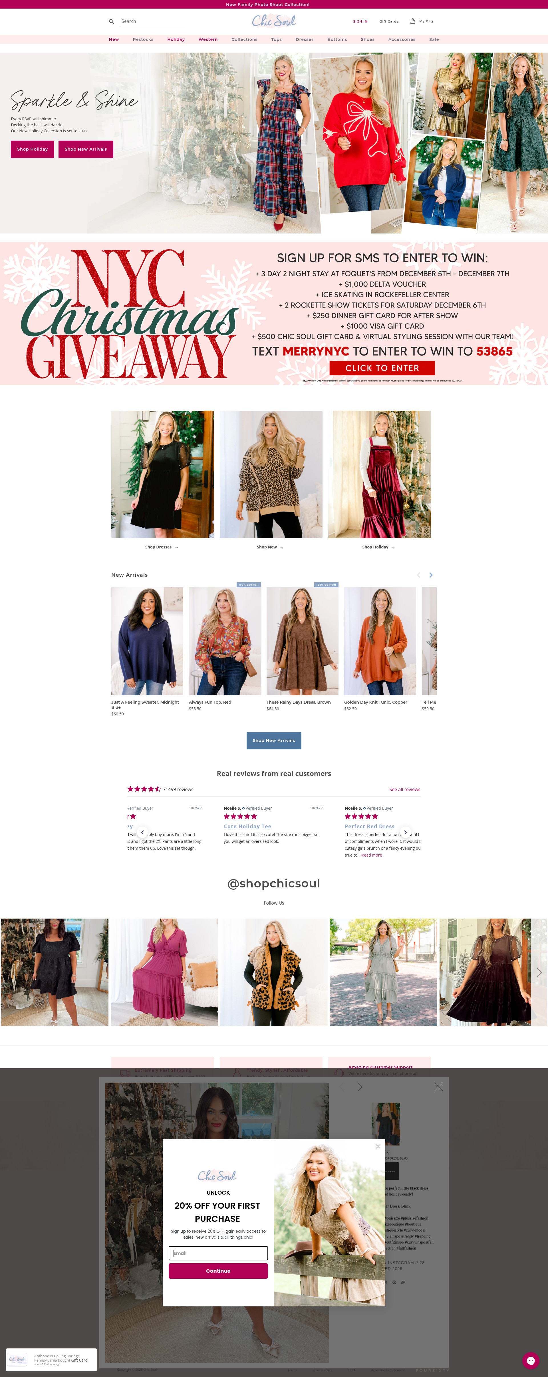 Screenshot of chicsoul.com