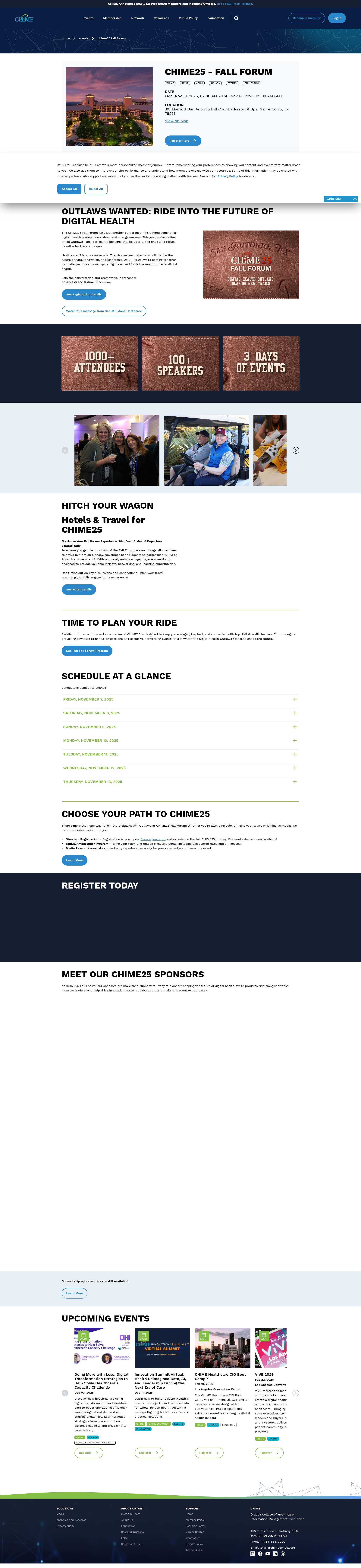 Screenshot of chimecentral.org