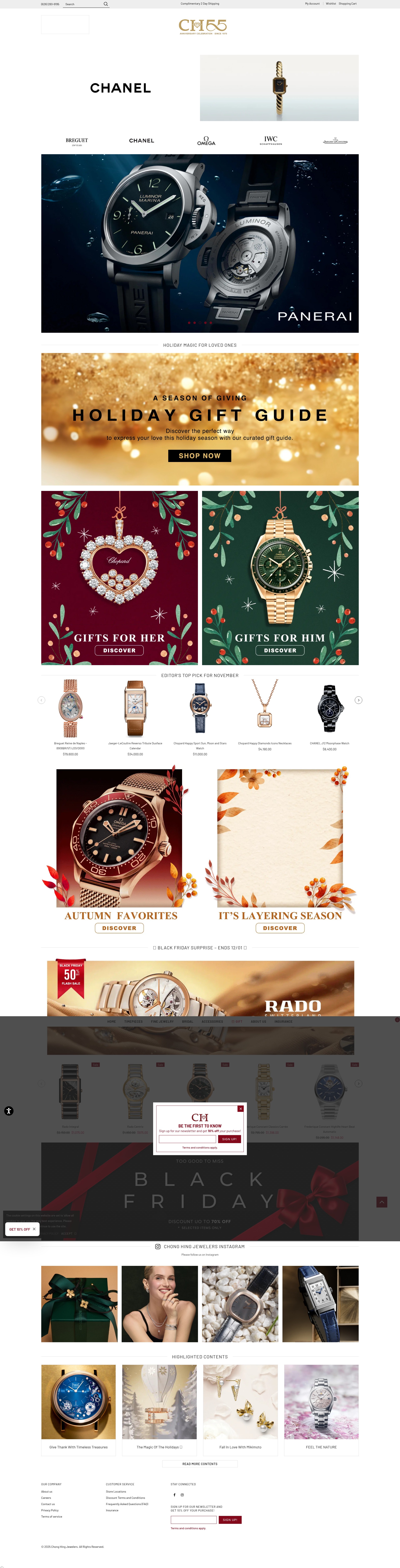 Screenshot of chonghing.com