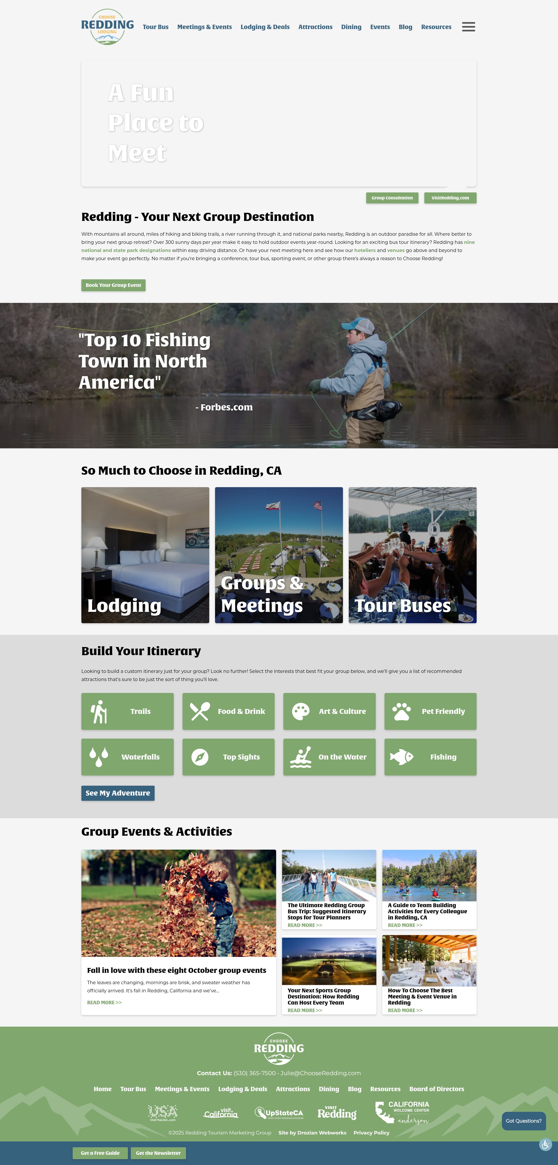 Screenshot of chooseredding.com