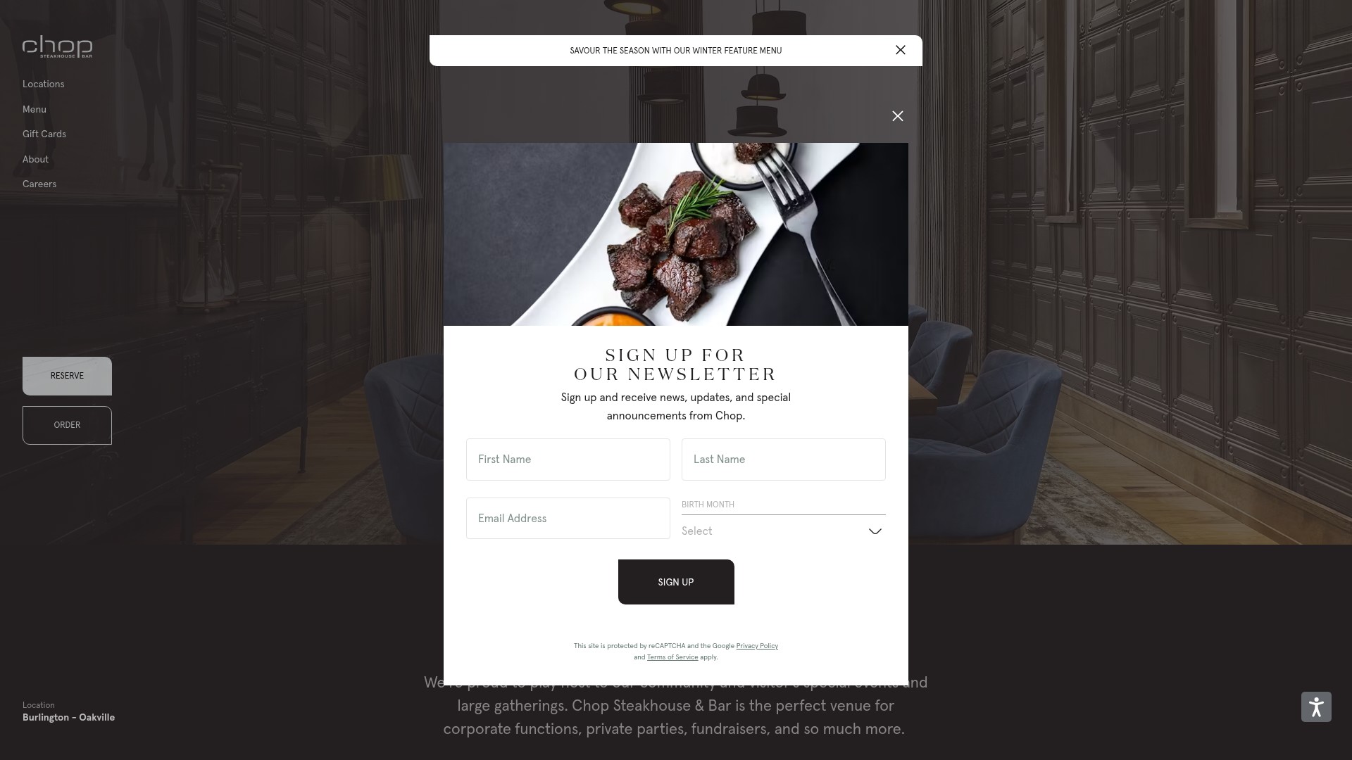 Screenshot of chop.ca