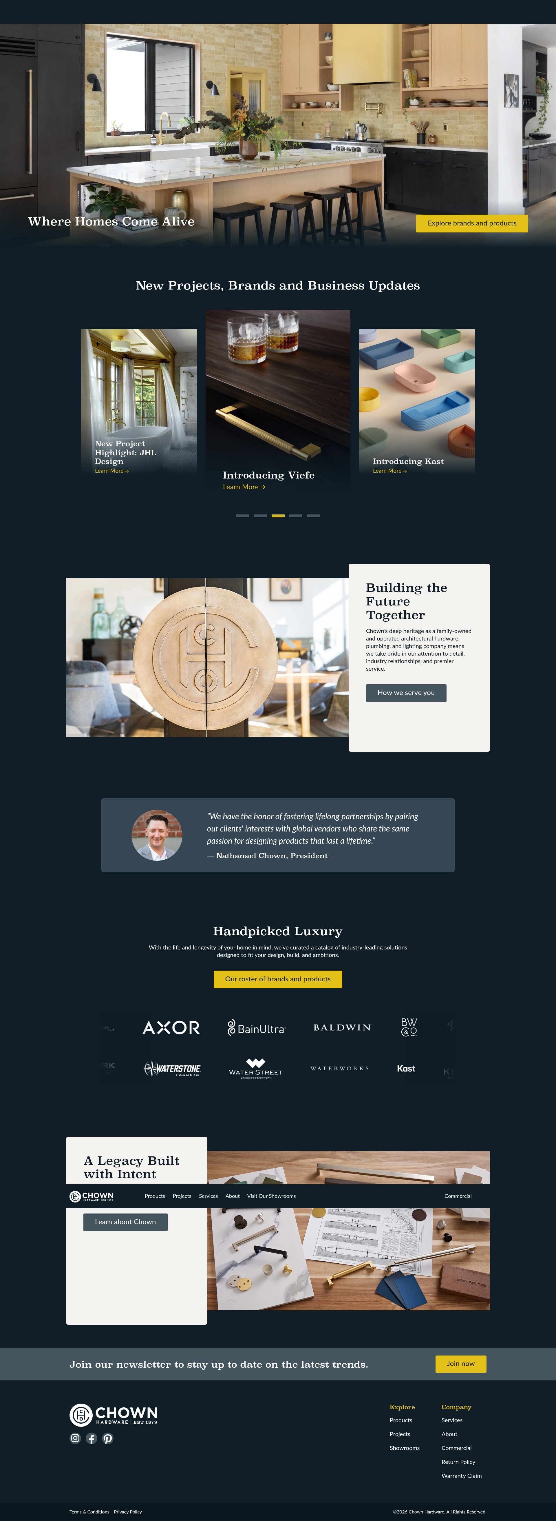 Screenshot of chown.com